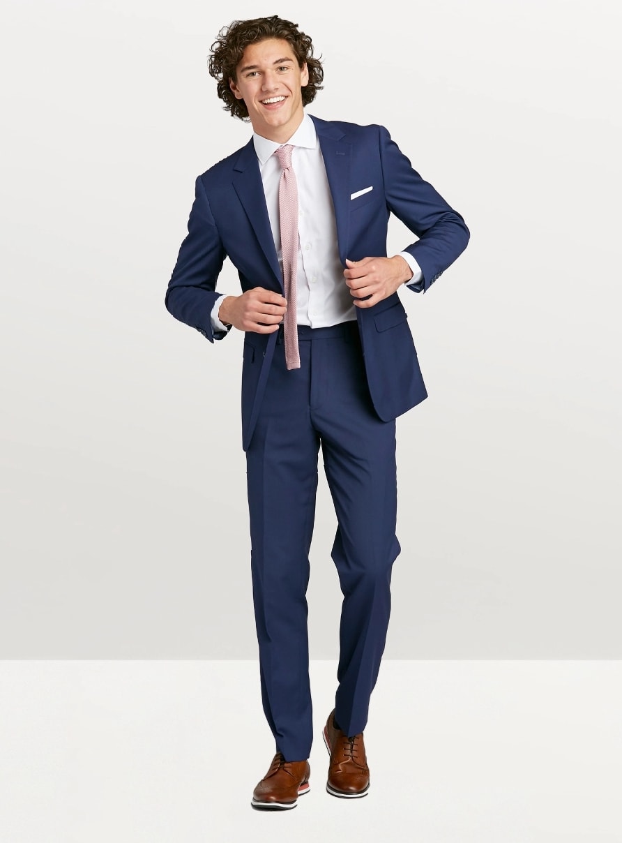 Men's Brilliant Blue Suit