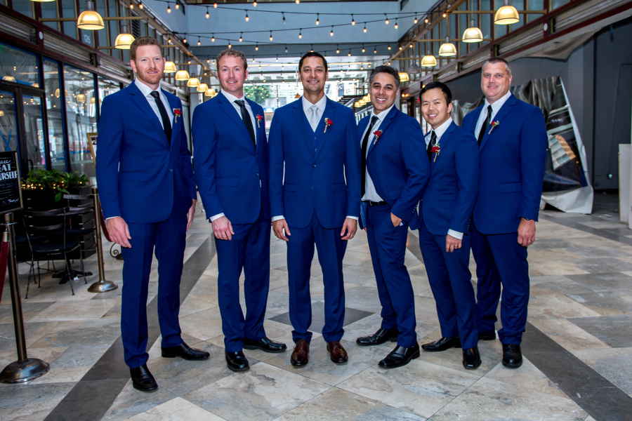 Nick and Cassandra - Real Weddings by SuitShop