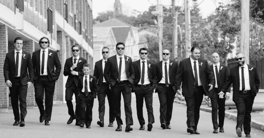 Peter and Claire - Real Weddings by SuitShop