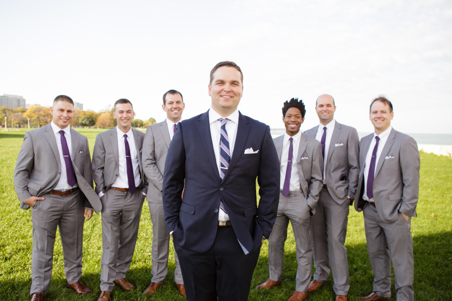 AJ and Katy - Real Weddings by SuitShop