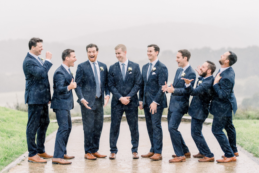 John and Ashleigh - Real Weddings by SuitShop