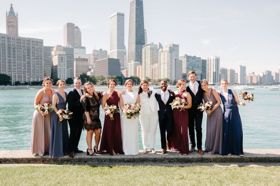 Kasey and Lauren - Real Weddings by SuitShop