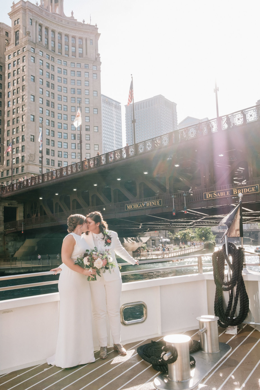Kasey and Lauren - Real Weddings by SuitShop