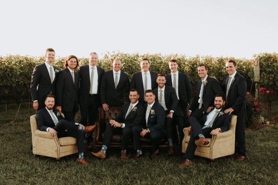 Brett and Leigh - Real Weddings by SuitShop