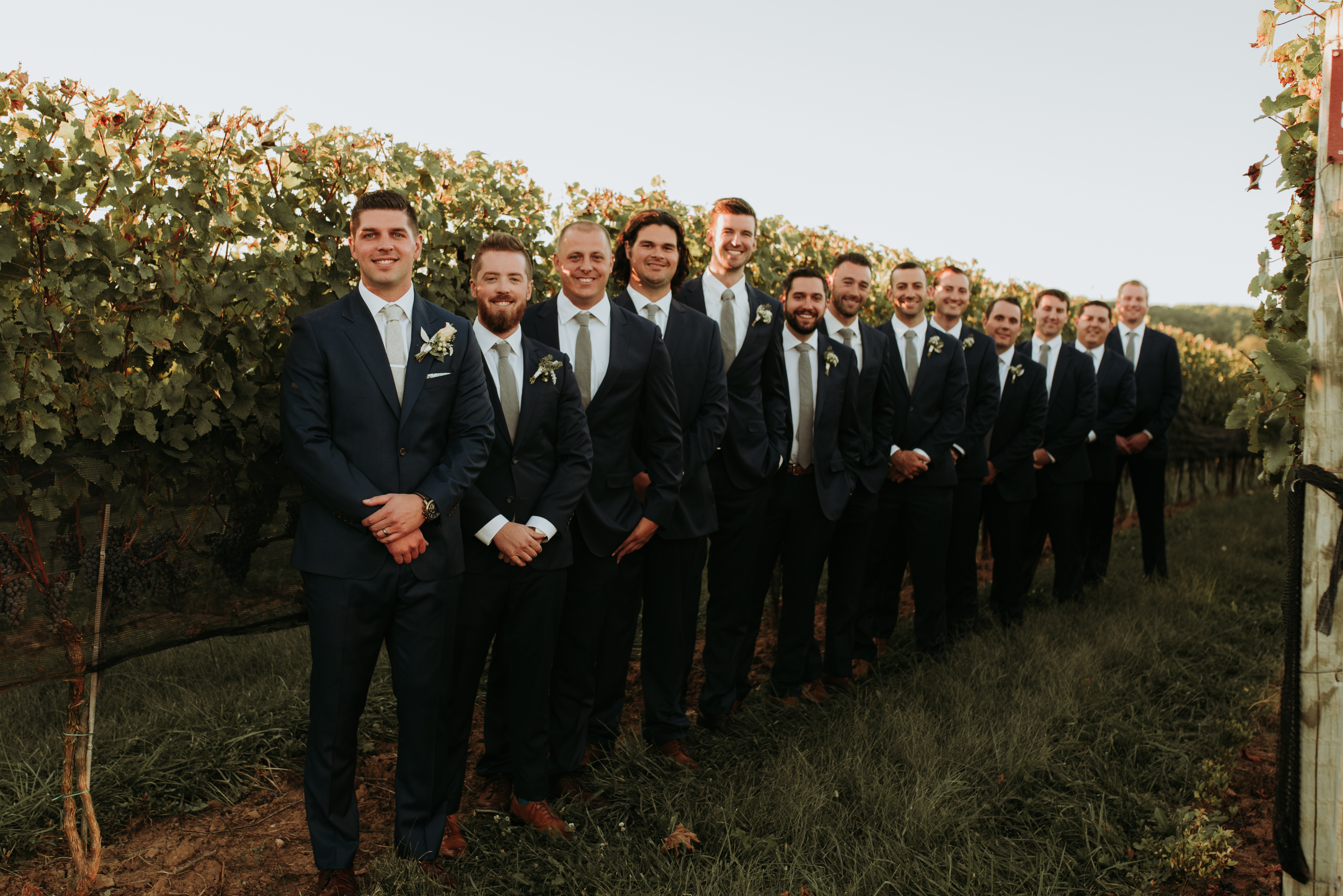 Brett and Leigh - Real Weddings by The Groomsman Suit