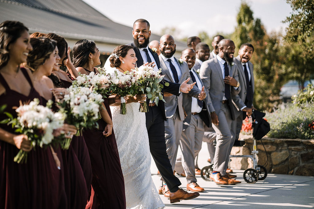 Monica and James - Real Weddings by SuitShop