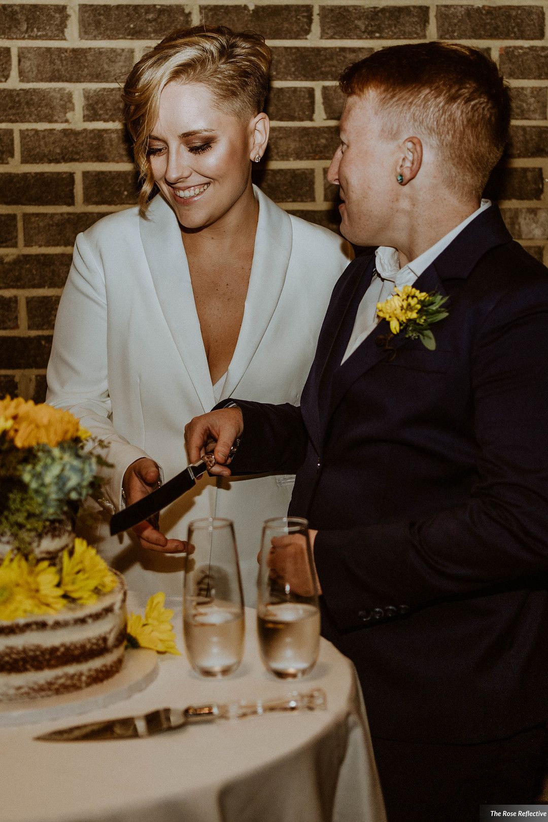 Chelsey and Melanie - Real Weddings by SuitShop