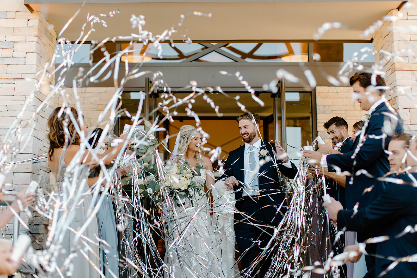 Jenna and Evan - Real Weddings by SuitShop