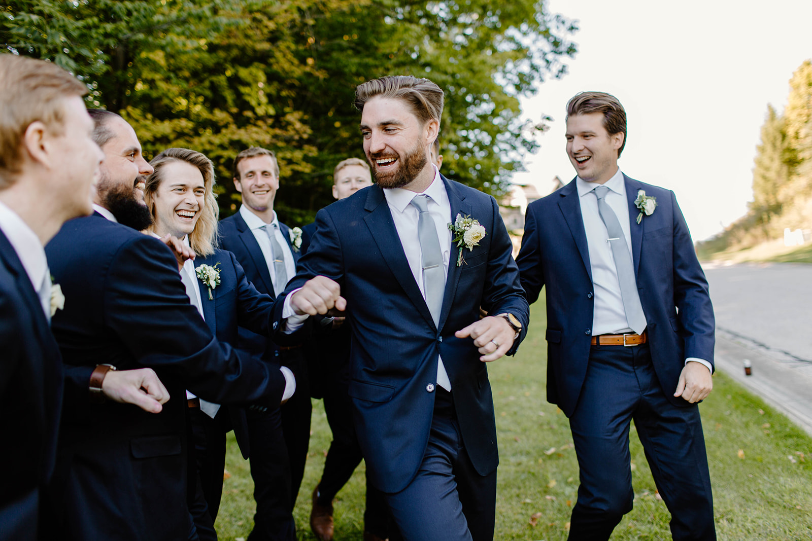 Jenna and Evan - Real Weddings by SuitShop