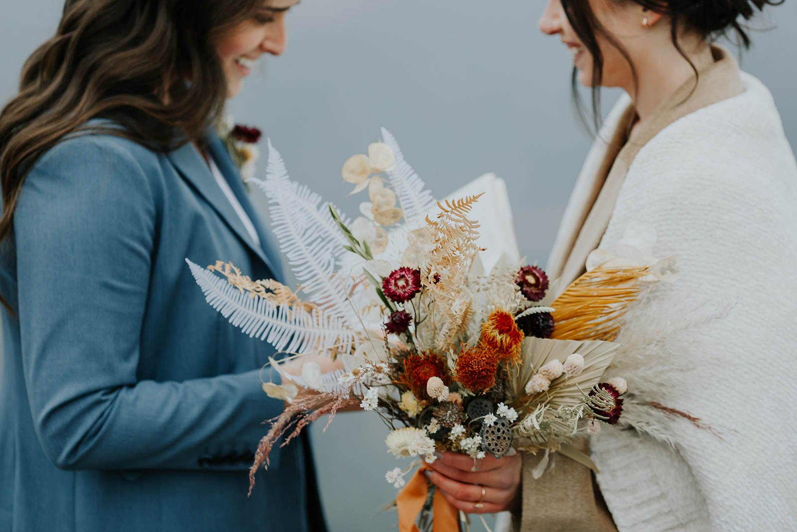 Meredith and Megan - Real Weddings by SuitShop
