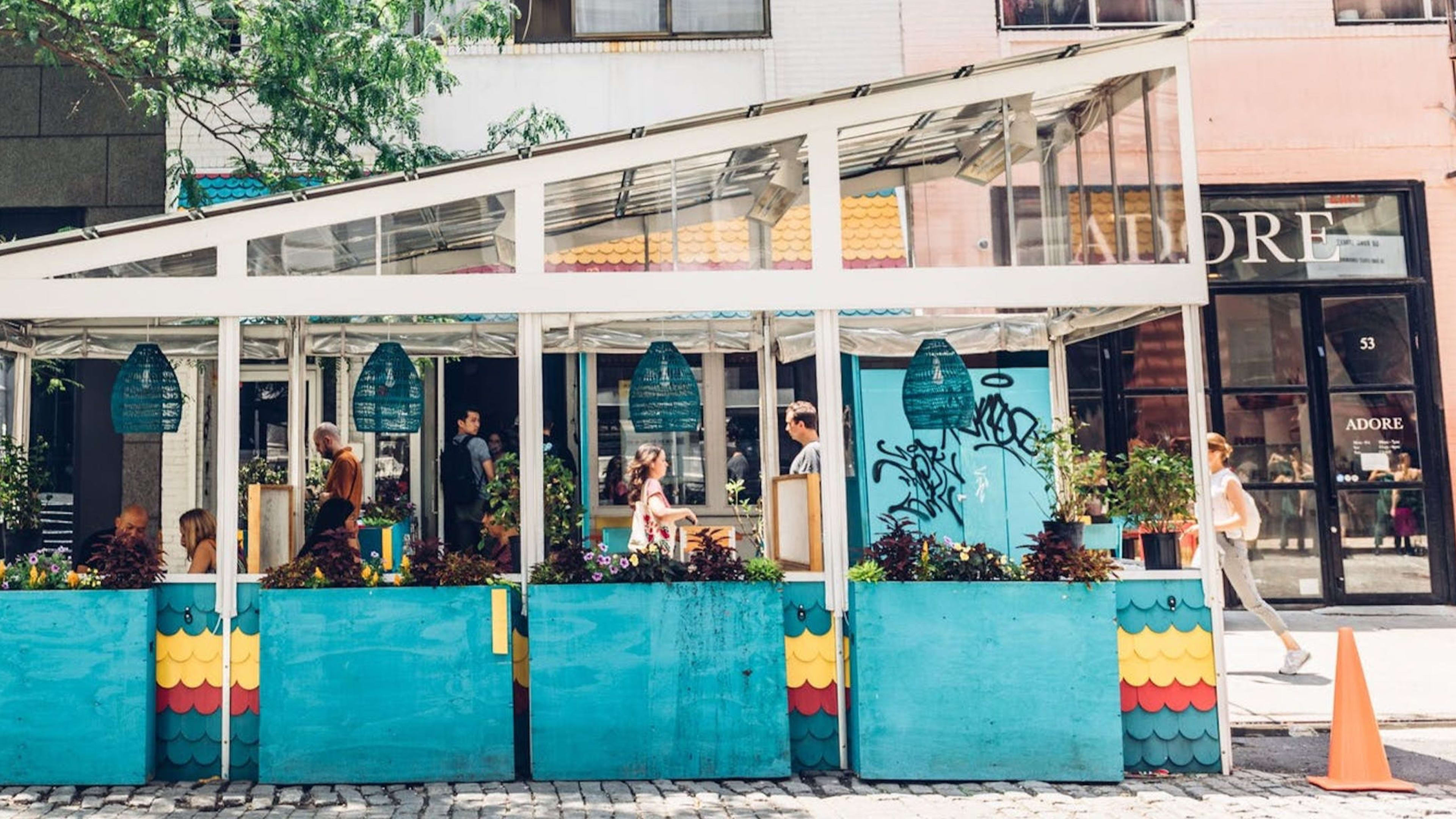 A Time Capsule Of Unique Outdoor Dining Structures In NYC guide image