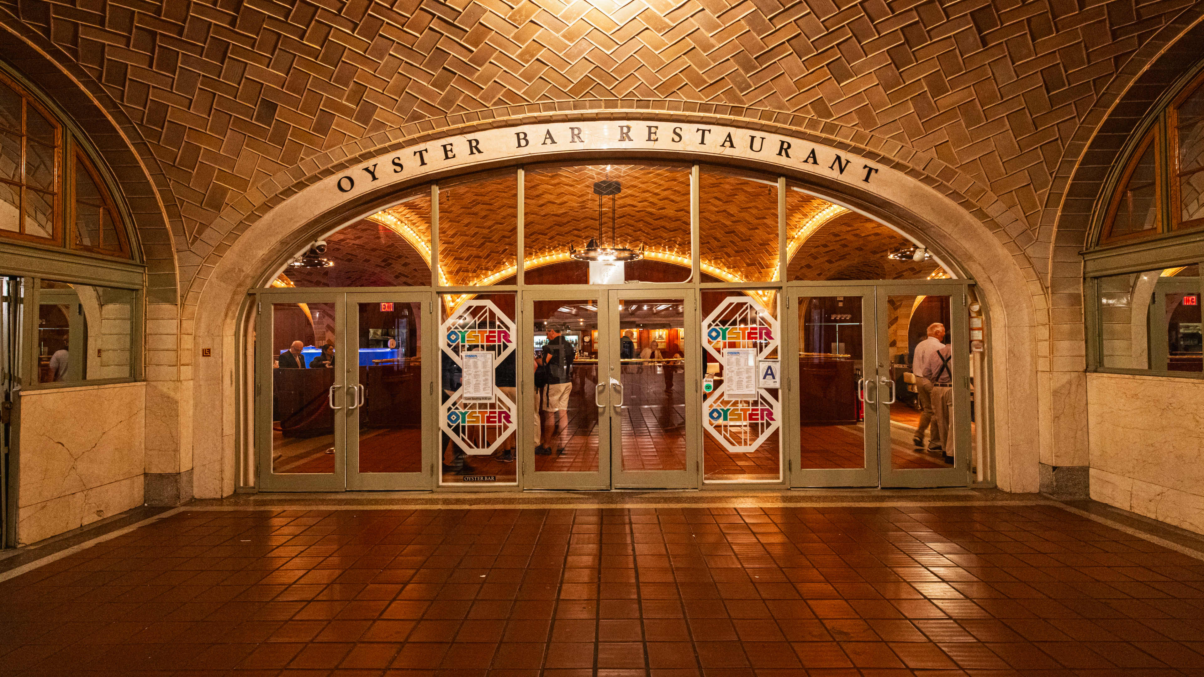The exterior of Grand Central Oyster Bar.