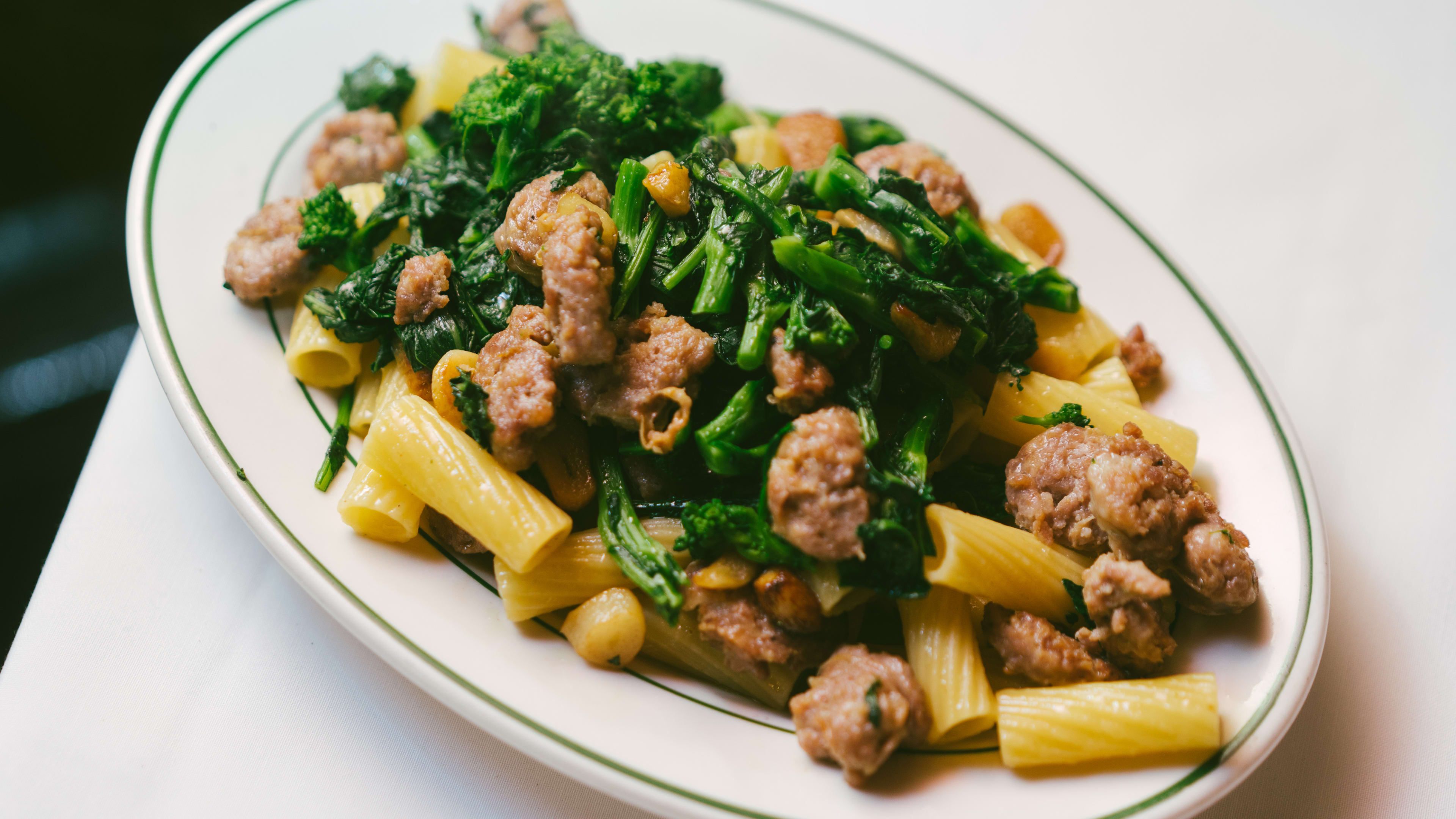 broccoli rabe with meatballs