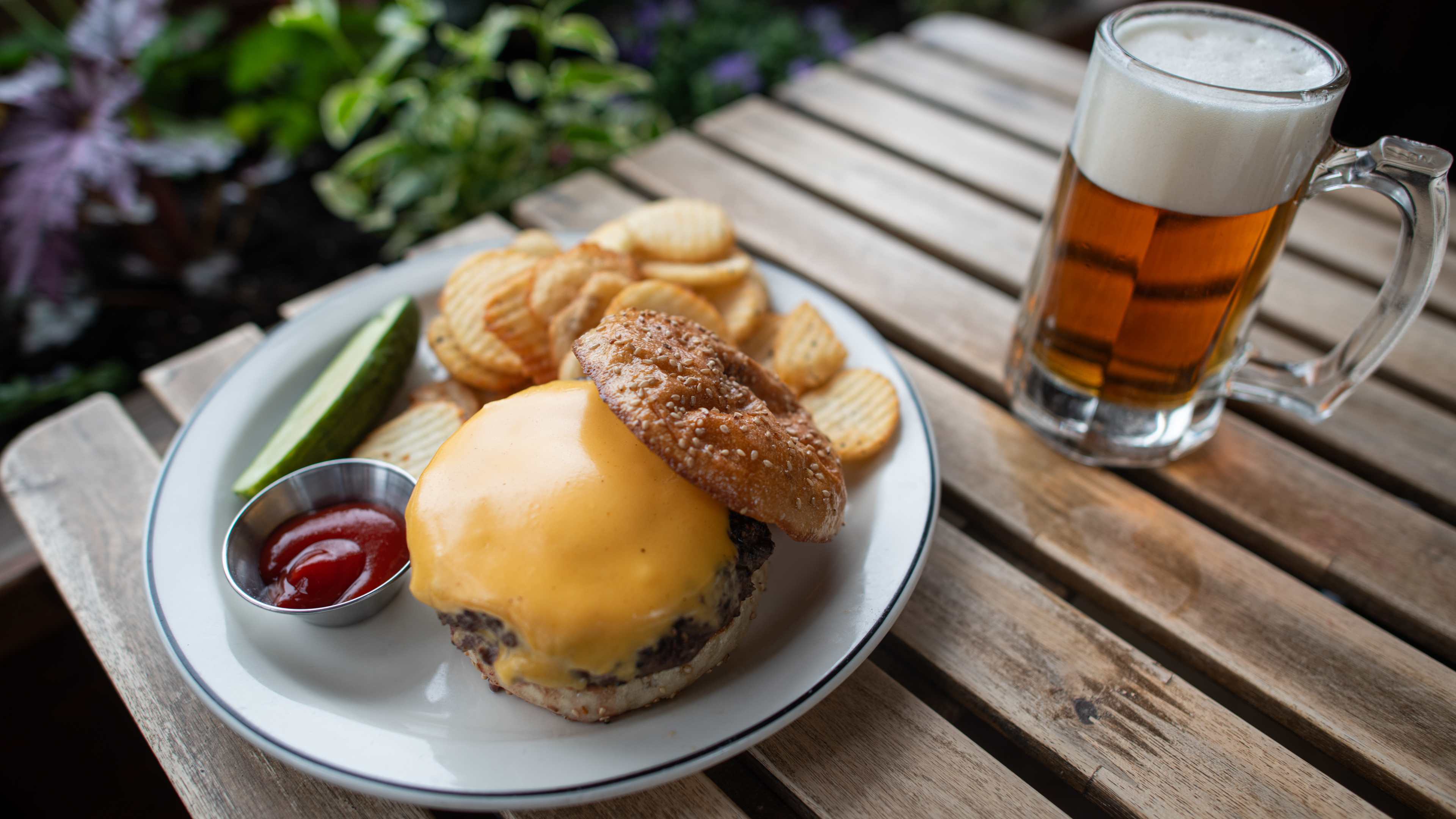 A spread of dishes at Red Hook Tavern.