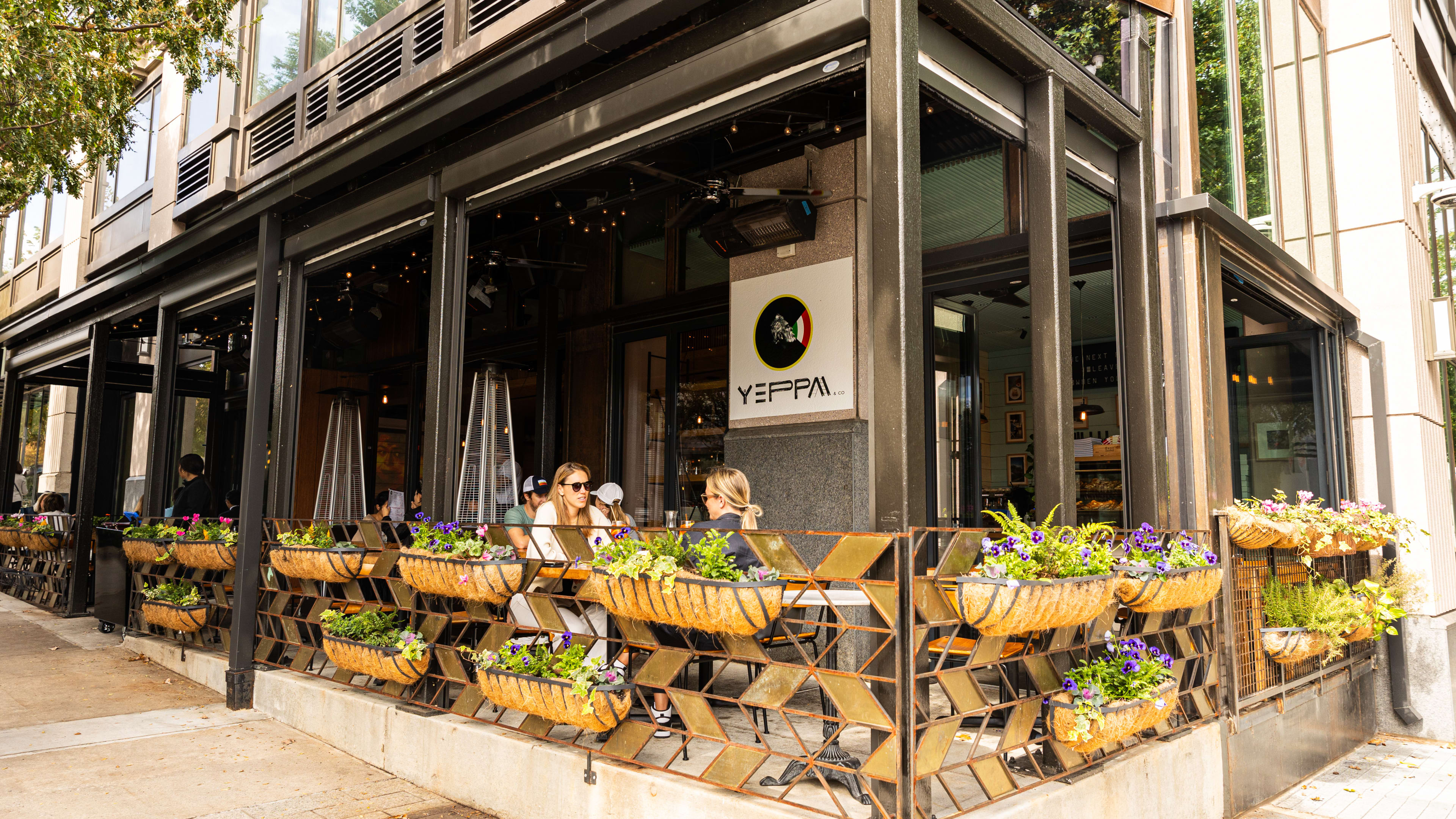 The patio of Yeppa and Co. in Buckhead.