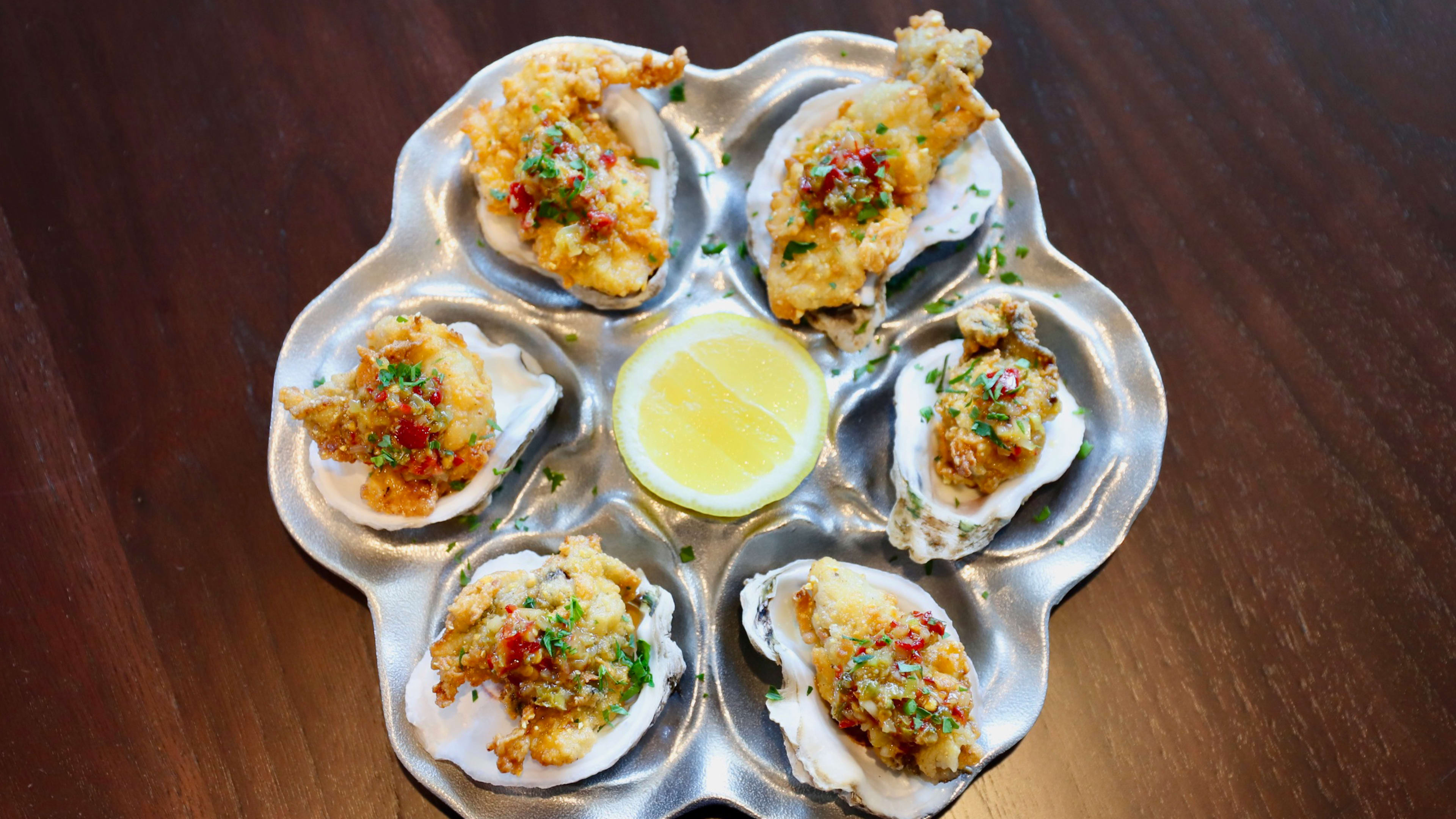 order of crispy oysters