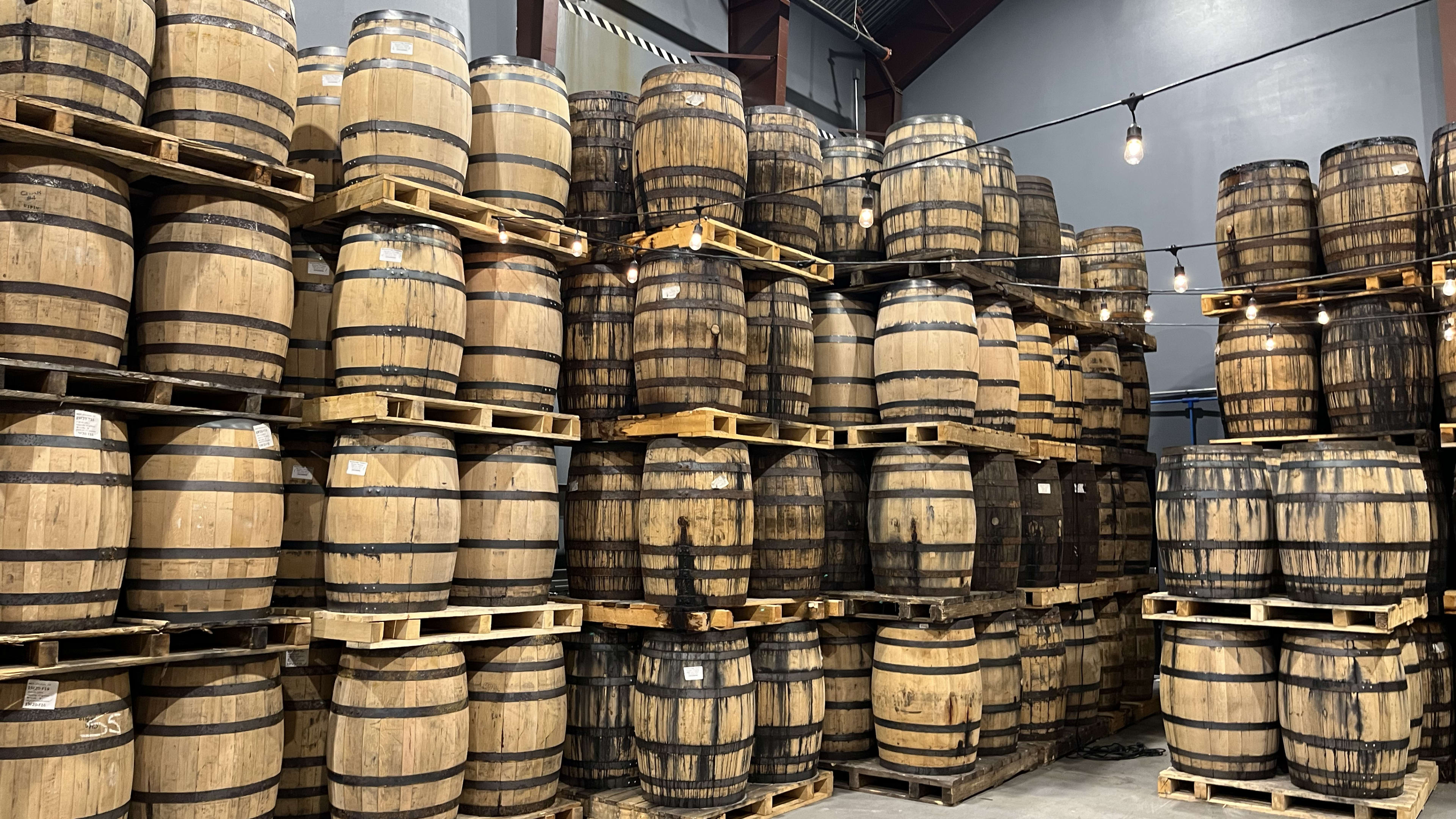 Whiskey barrels