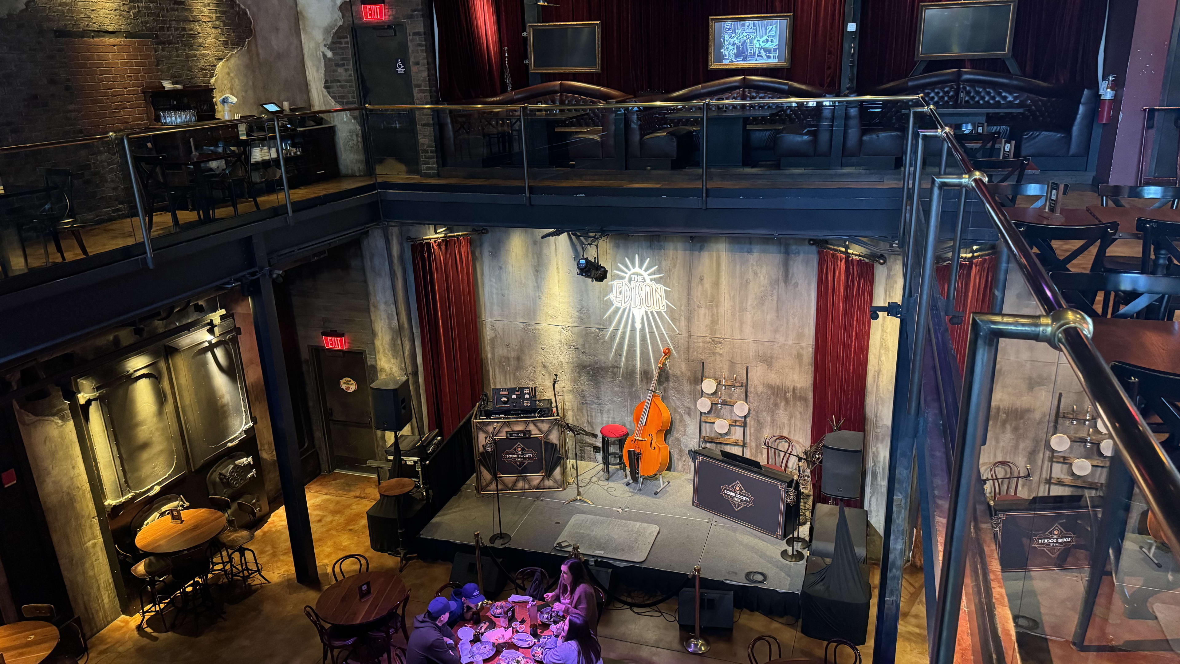 The stage at The Edison in Disney Springs.