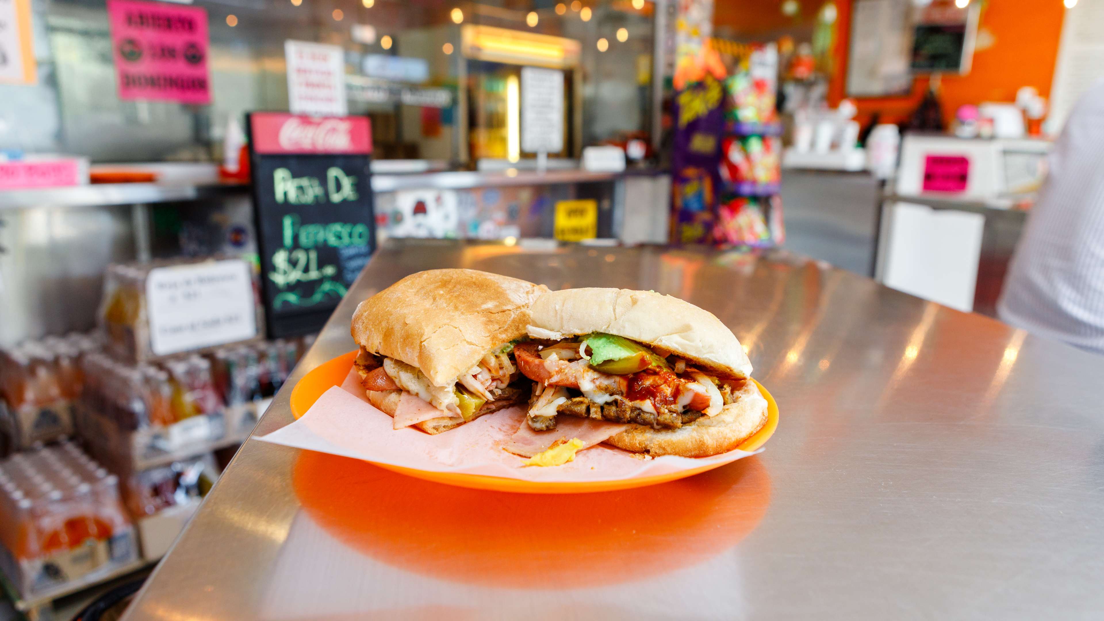 photo of La Chilanga torta at Tortas Las Perronas