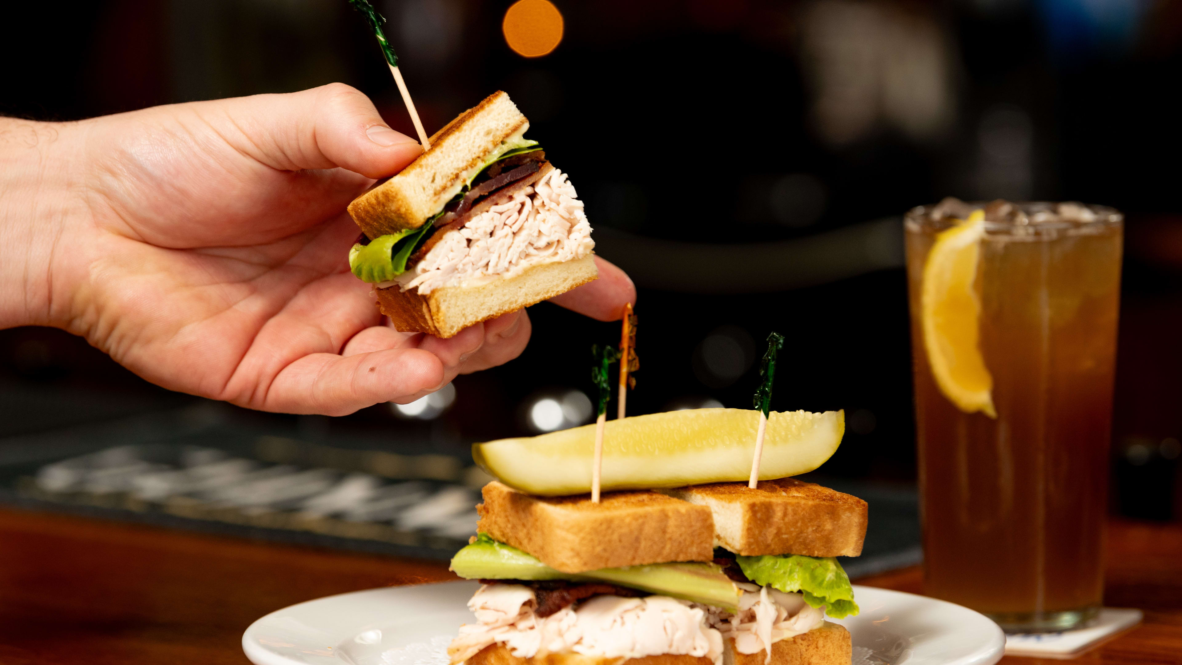 This is picture of the turkey club from Meetinghouse.