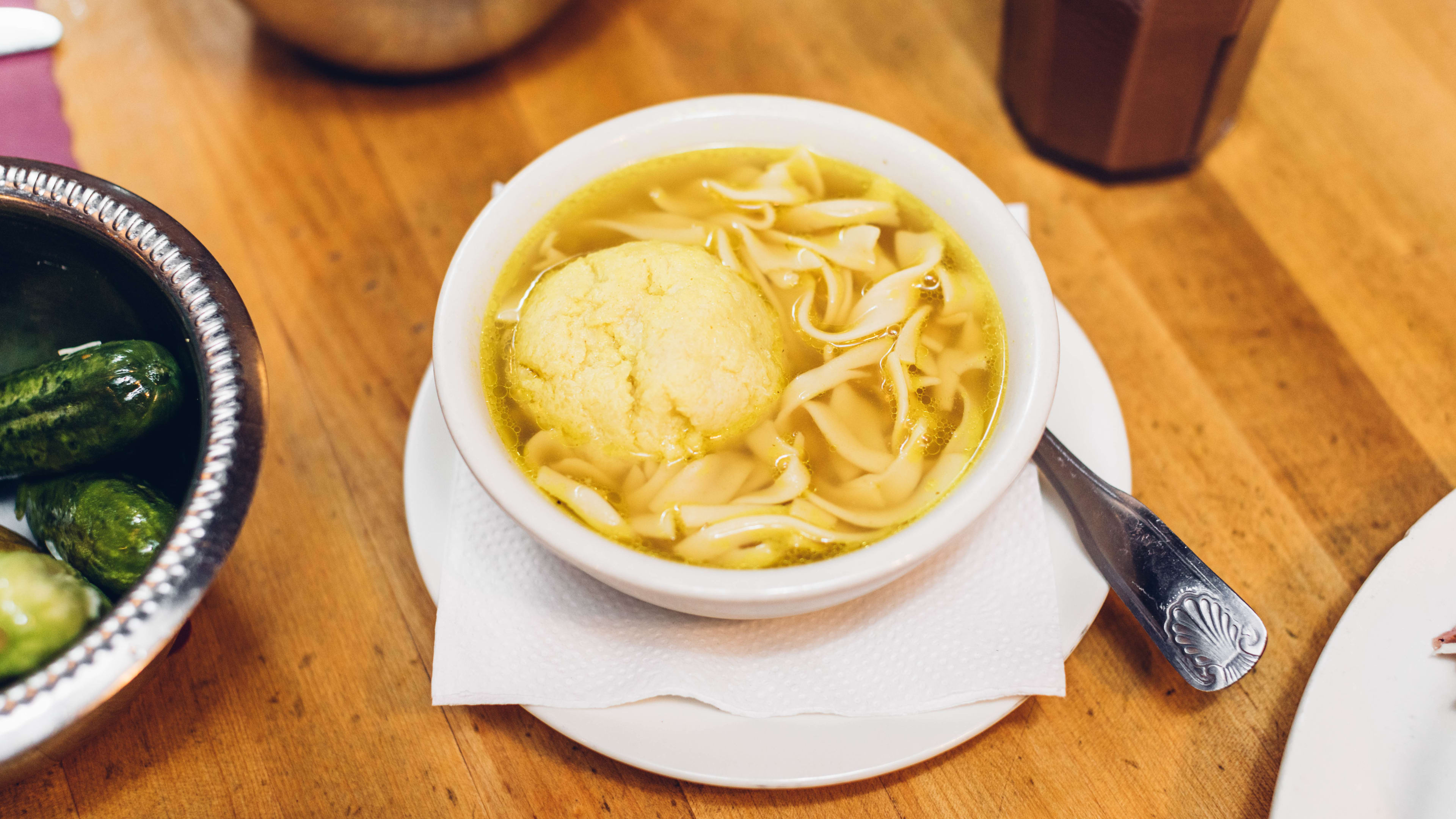 The Best Matzo Ball Soup in NYC  image