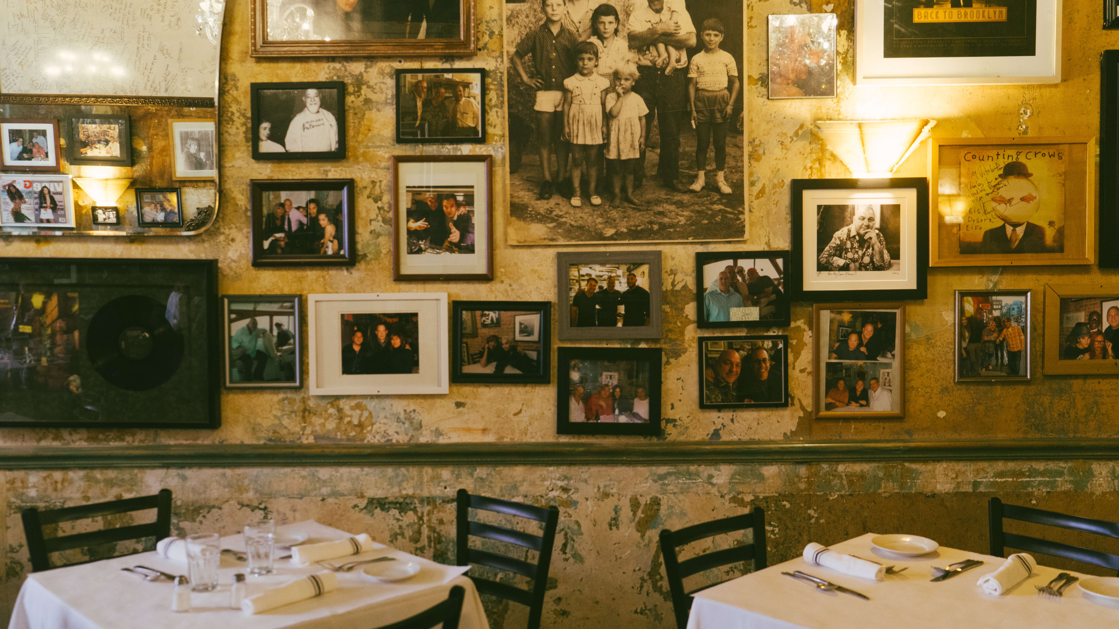 The interior of Emilio's Ballato.