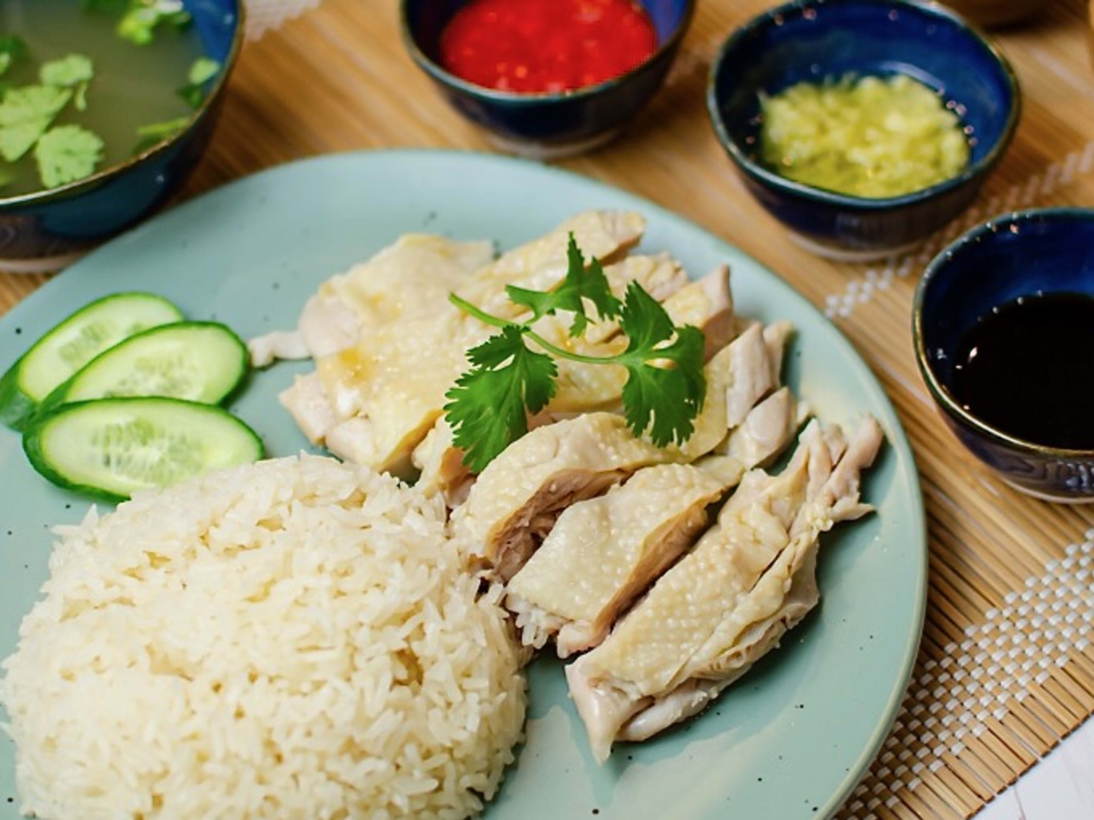 3 Sauces Hainam Chicken Rice - Chinatown - Chicago - The Infatuation