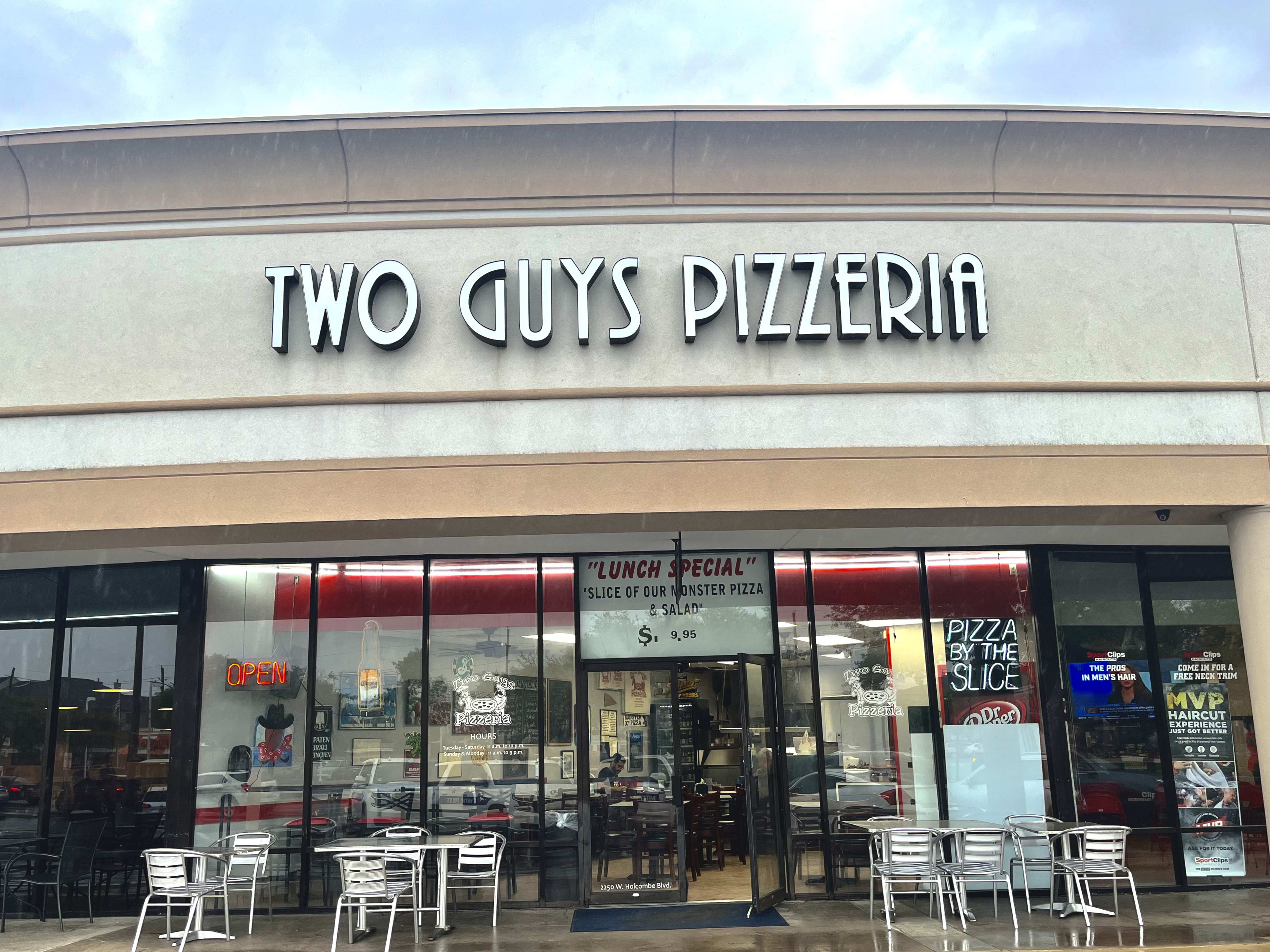 Two Guys Pizzeria Medical Center Houston The Infatuation 