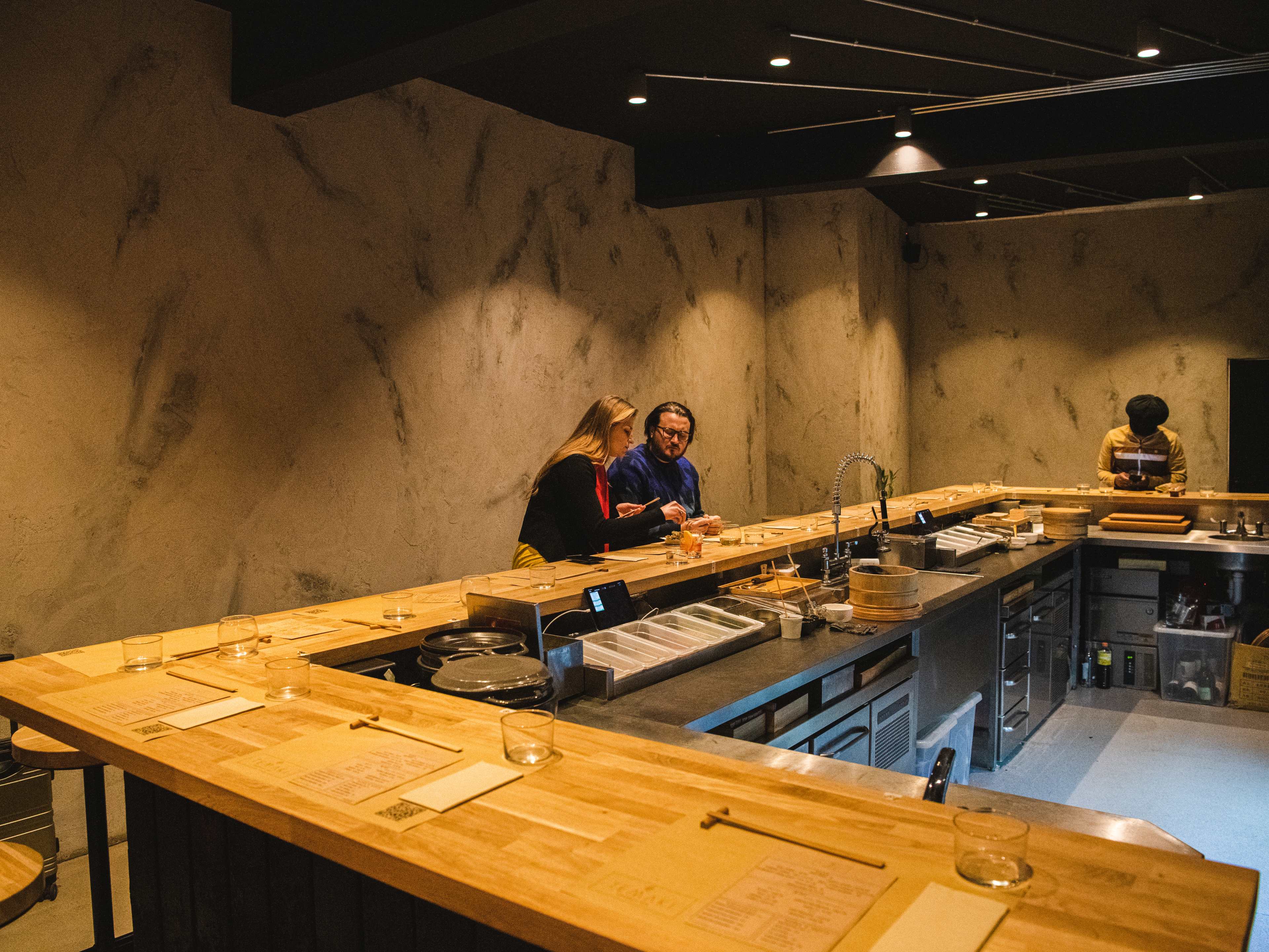 The interiors at Temaki