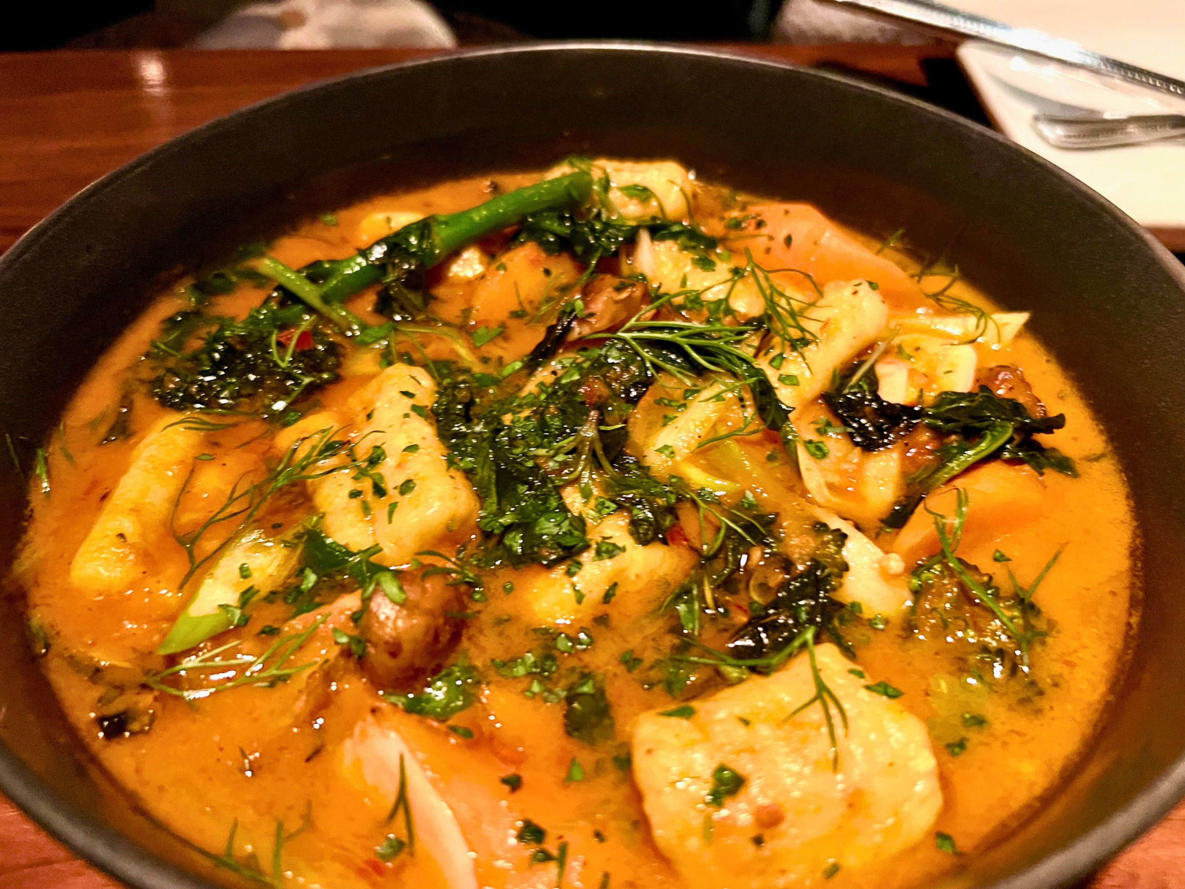 seafood in sauce