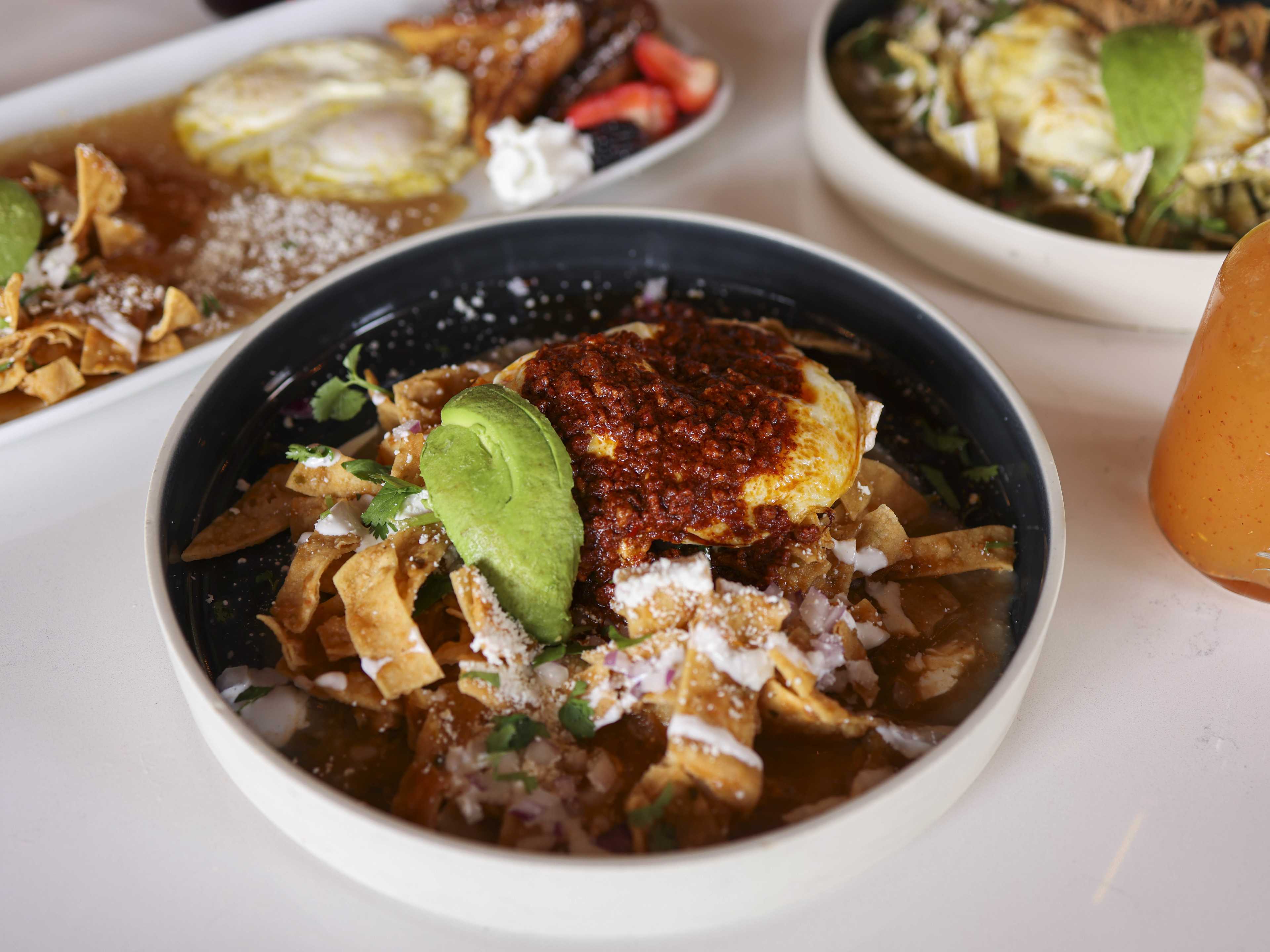 The chilaquiles at Cocina 35.