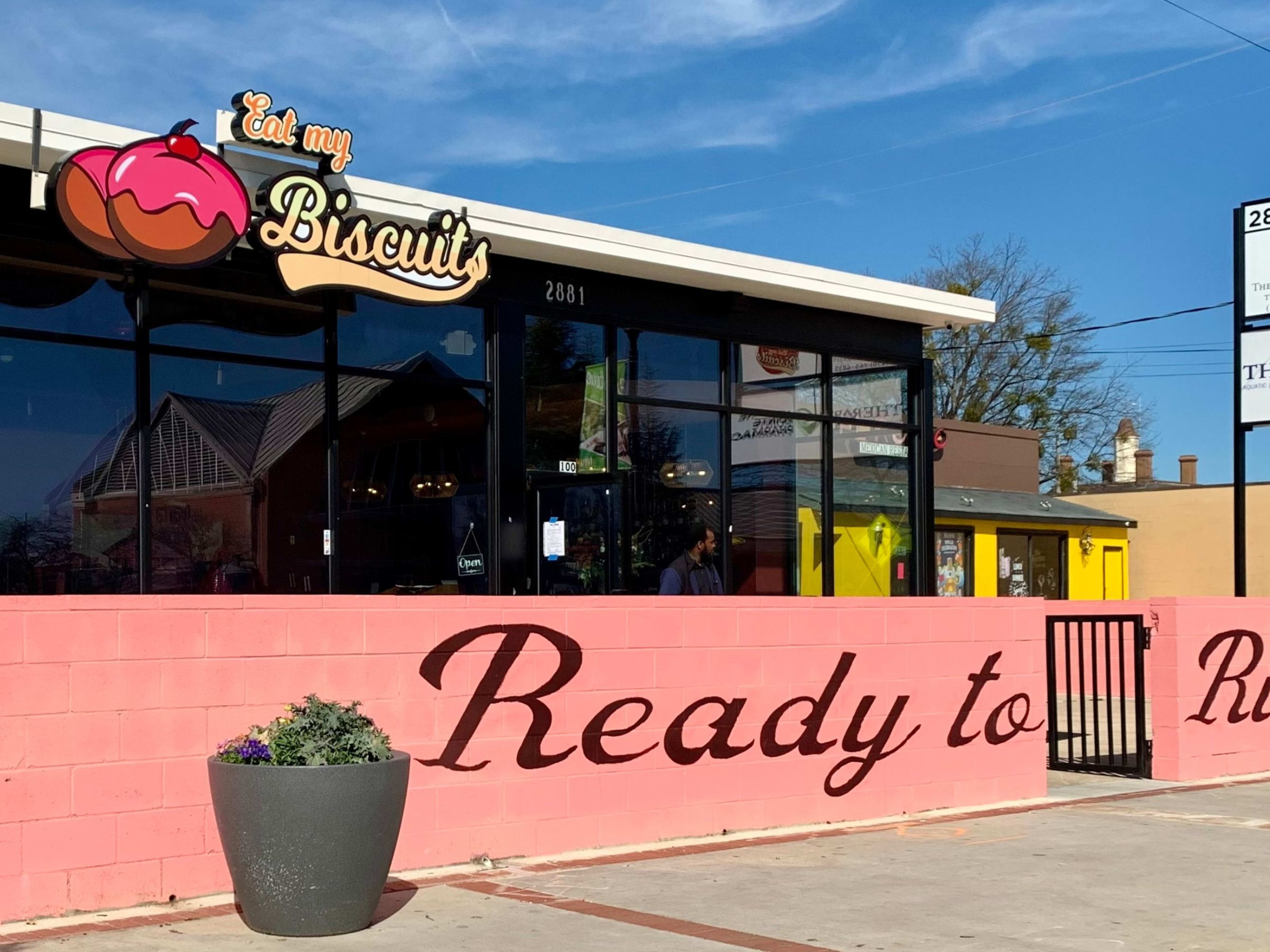 Exterior of a brunch restaurant