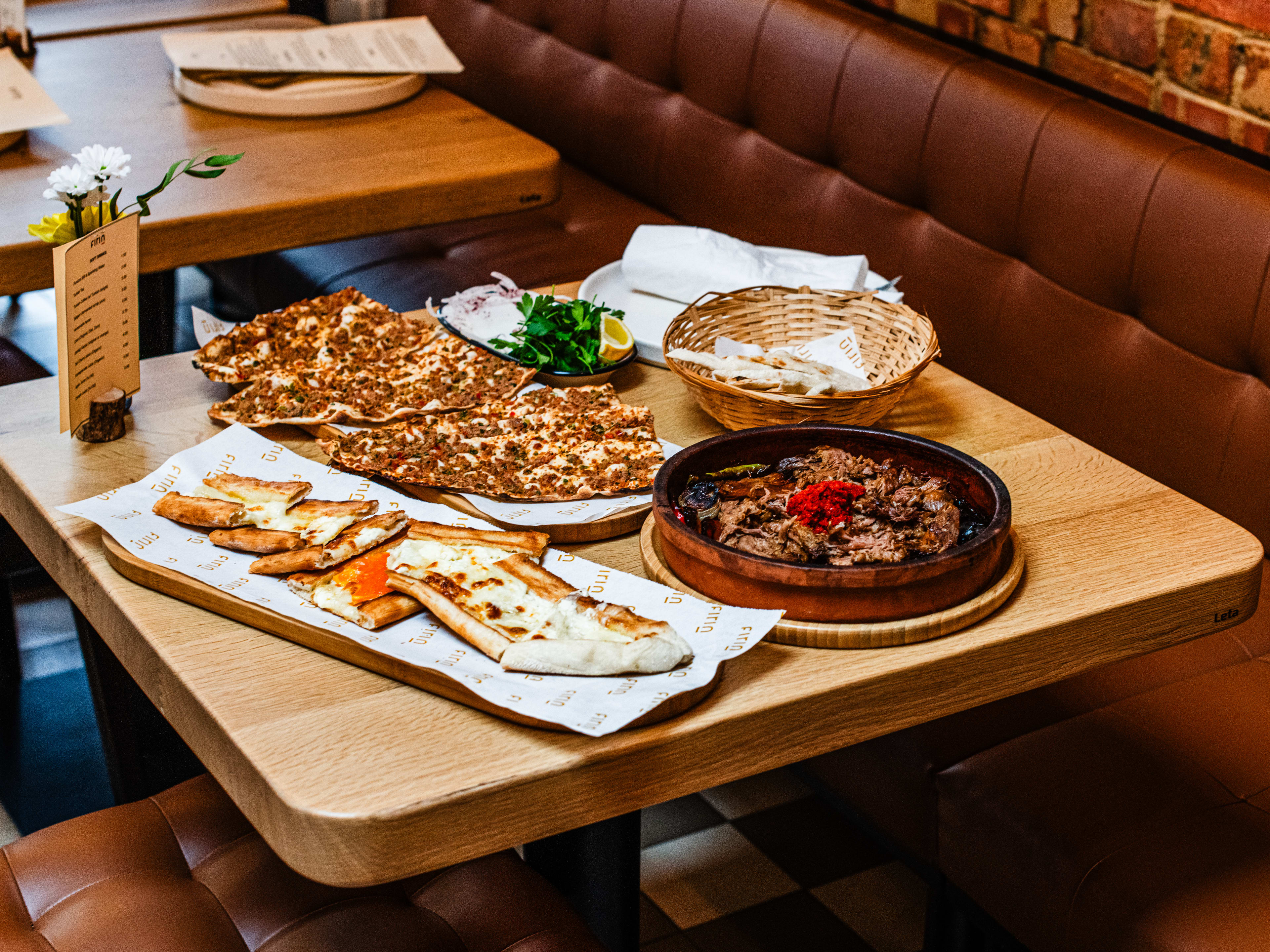 The spread at Turkish restaurant Firin