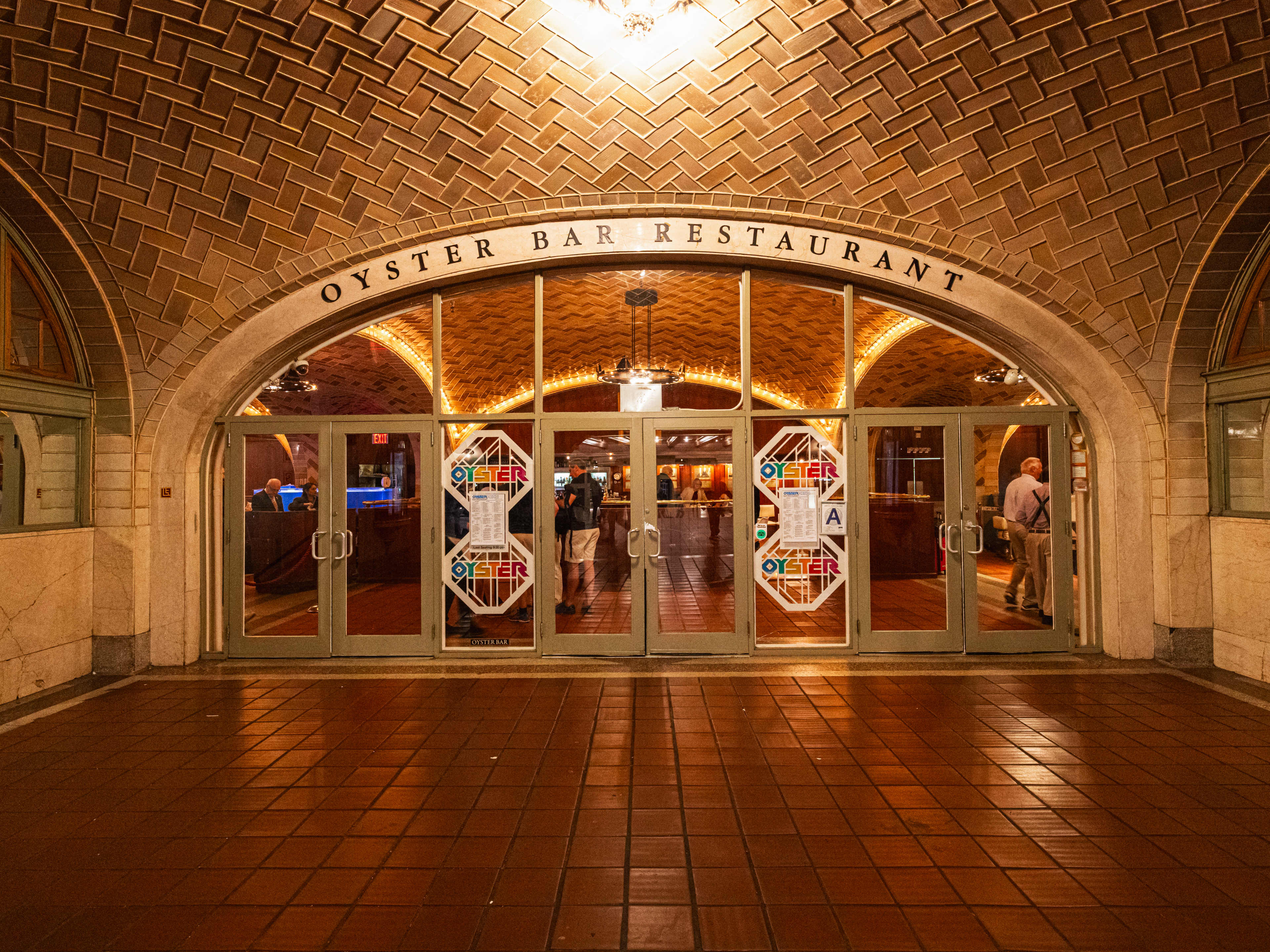 The exterior of Grand Central Oyster Bar.