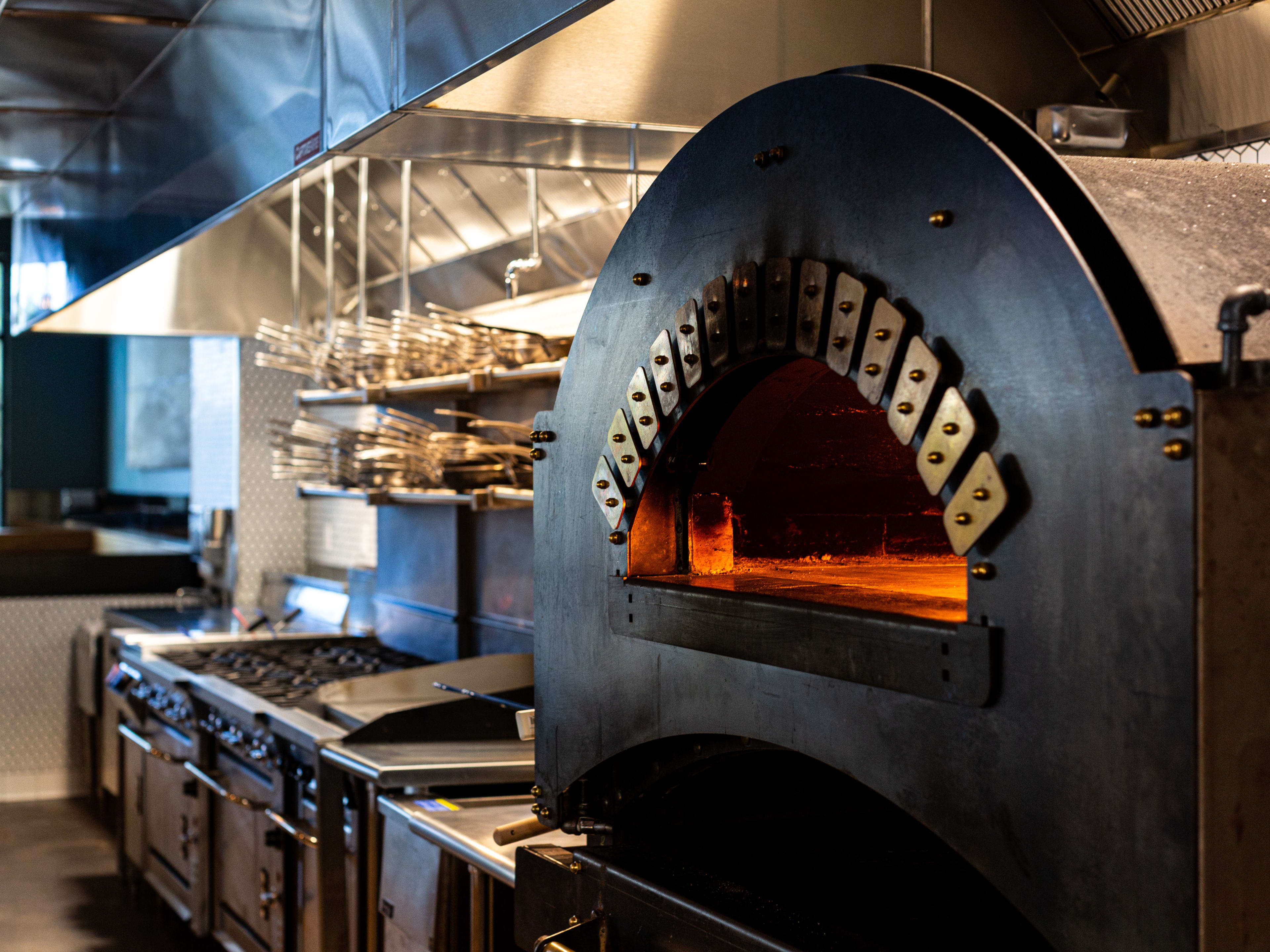 The wood-fire oven at Ostia.