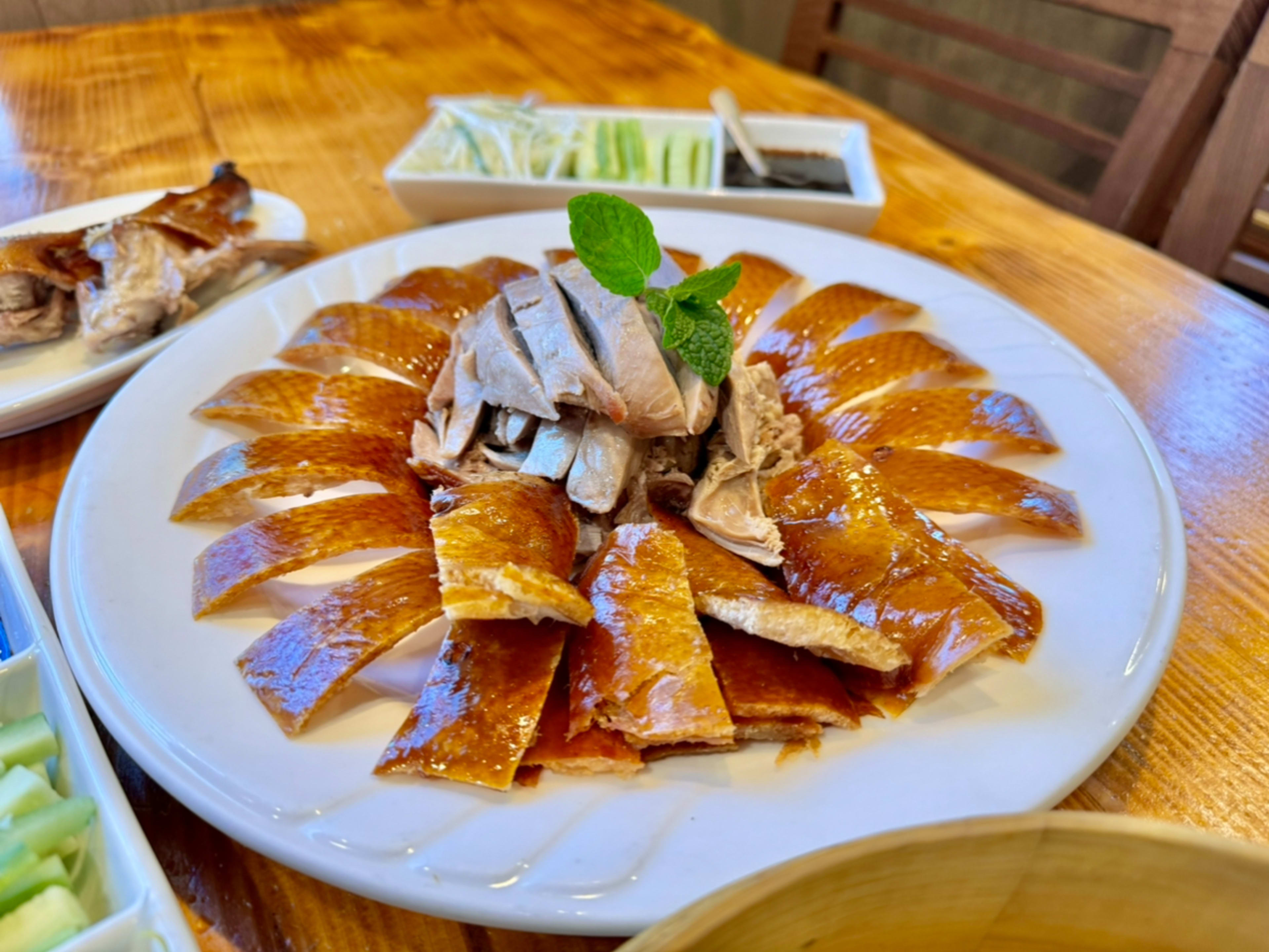 The peking duck at Ji Rong.