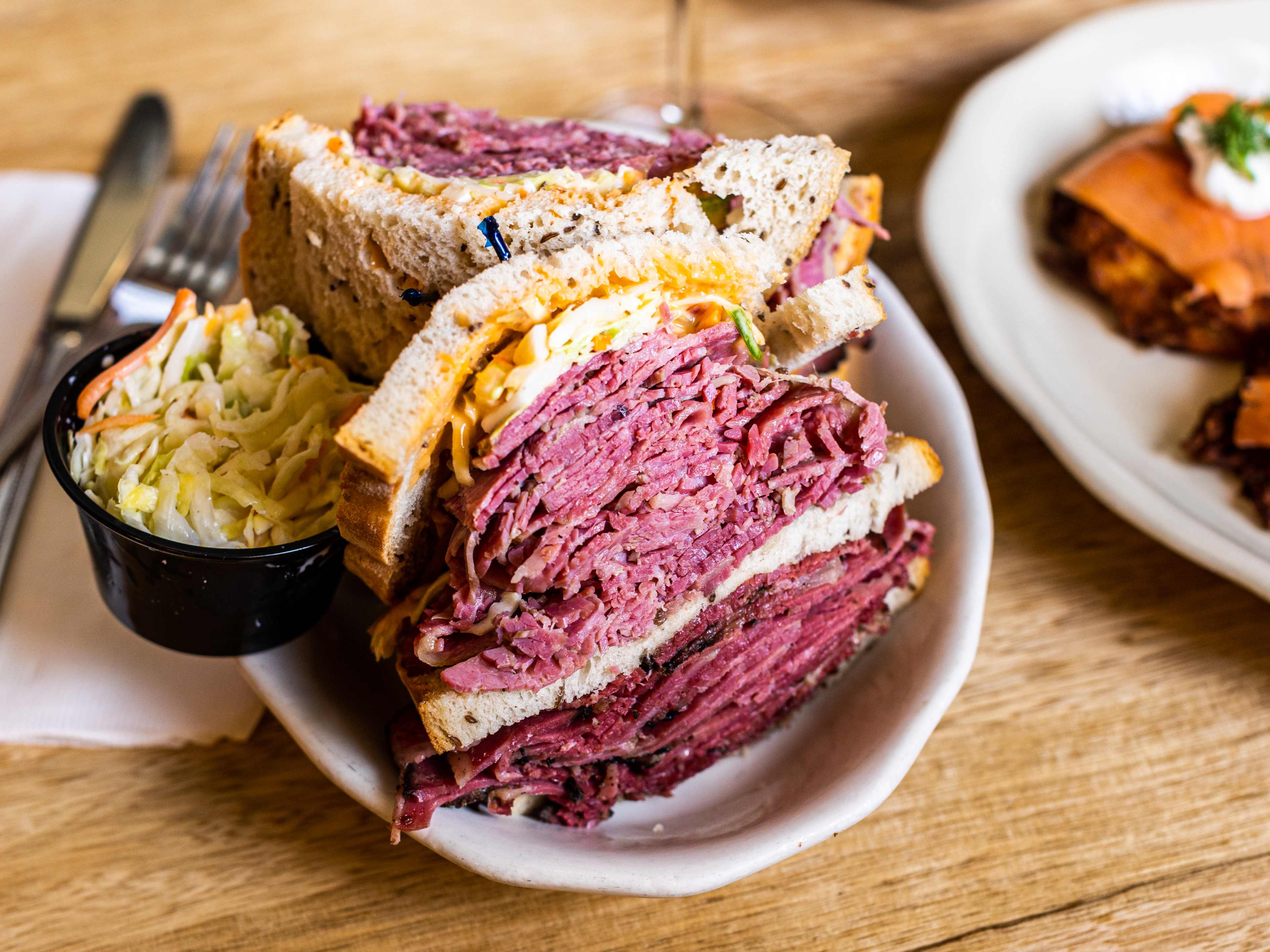 The Fiddler On The Roof Of Your Mouth sandwich from Kenny & Ziggy’s.