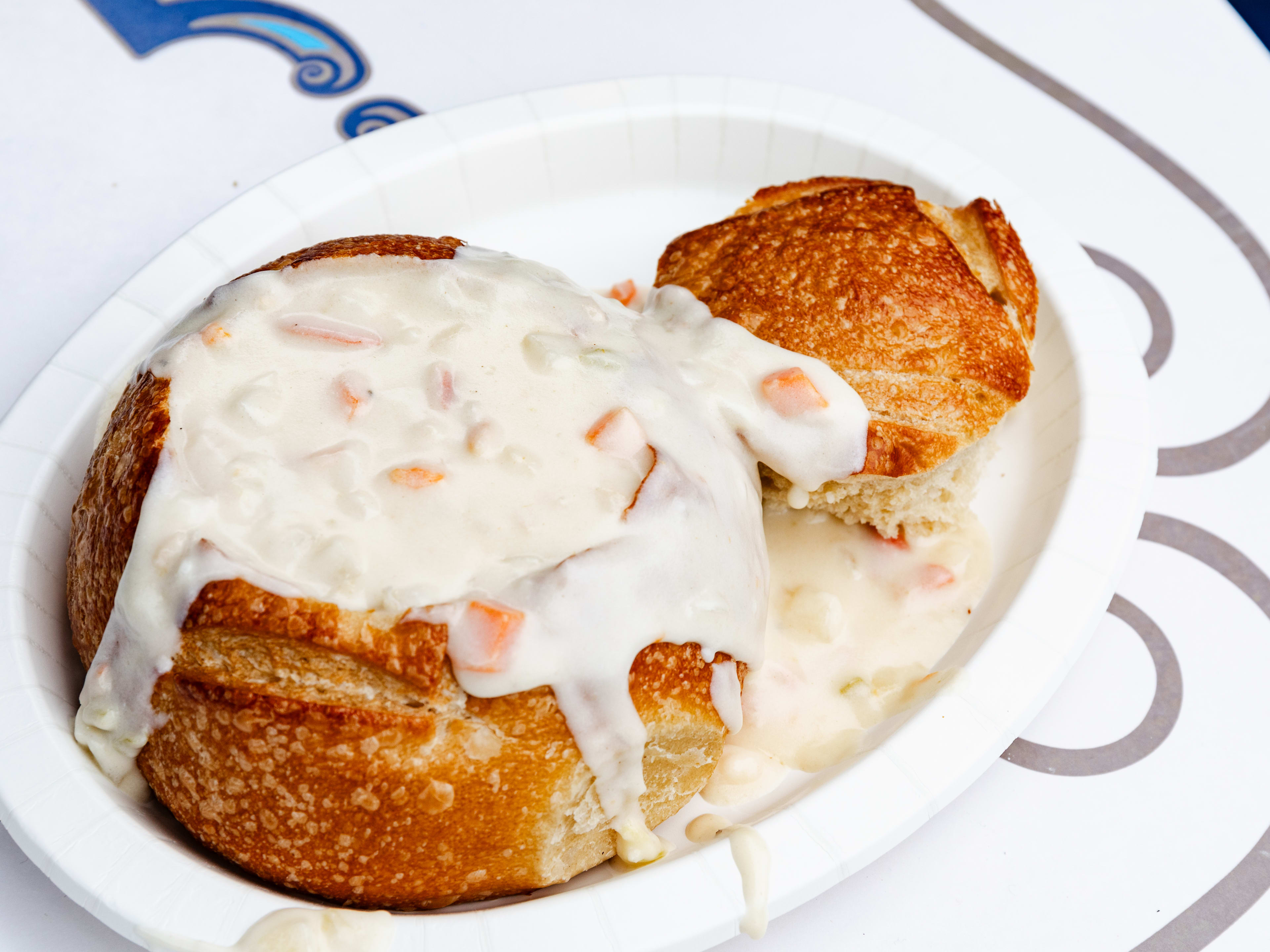 The clam chowder at Disneyland.