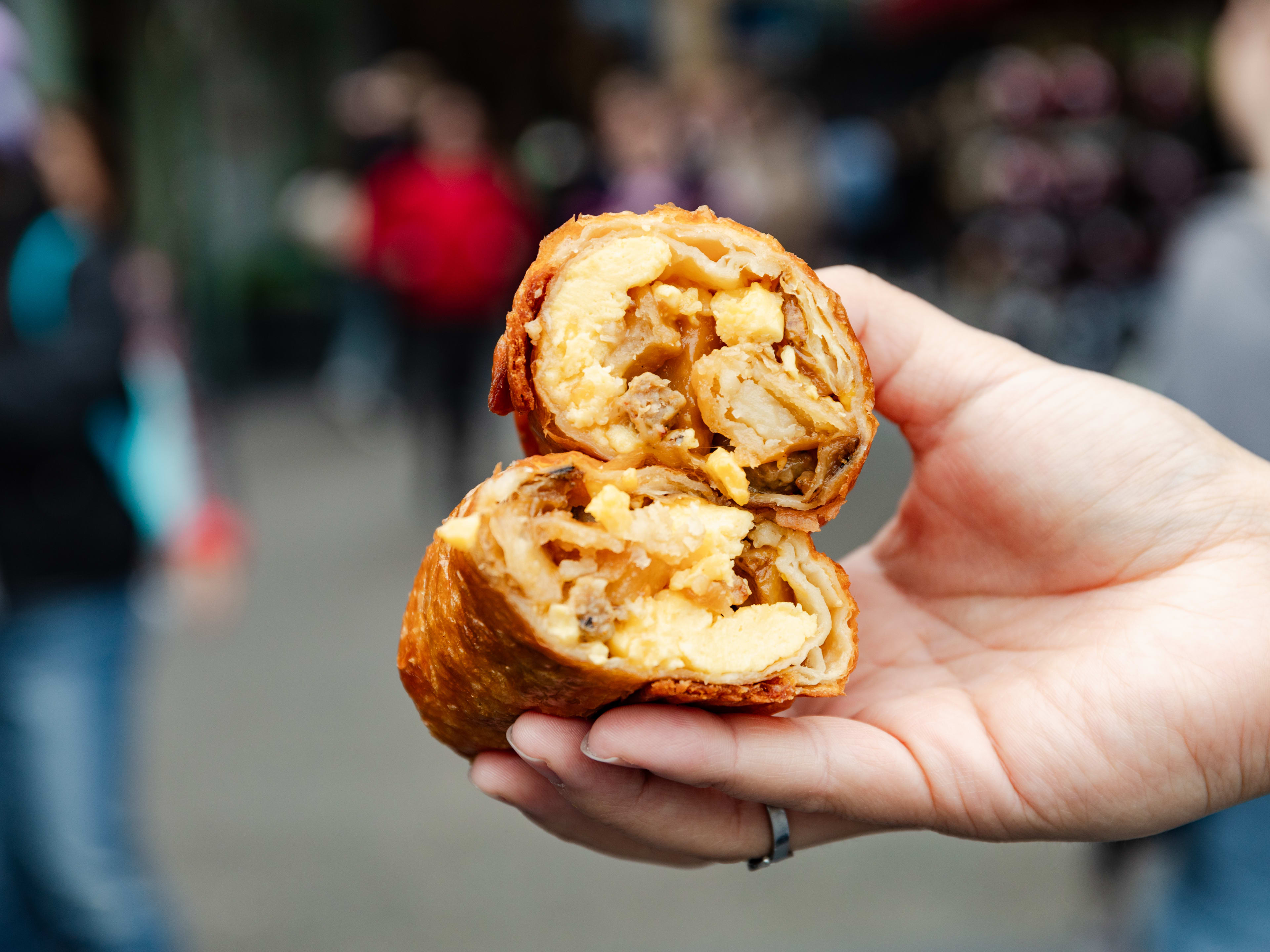 The breakfast chimichanga at Disneyland.