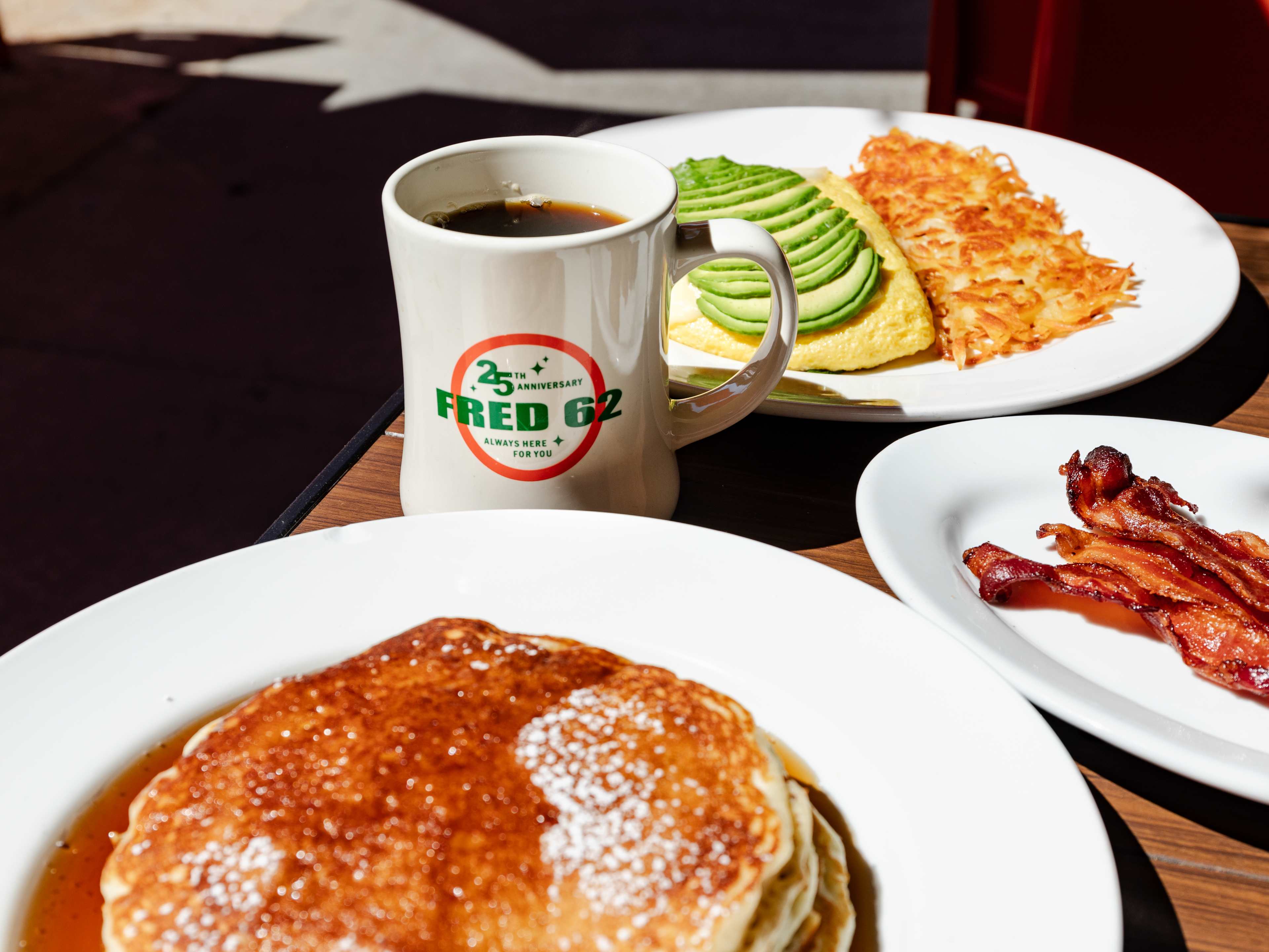 Diner plates spread