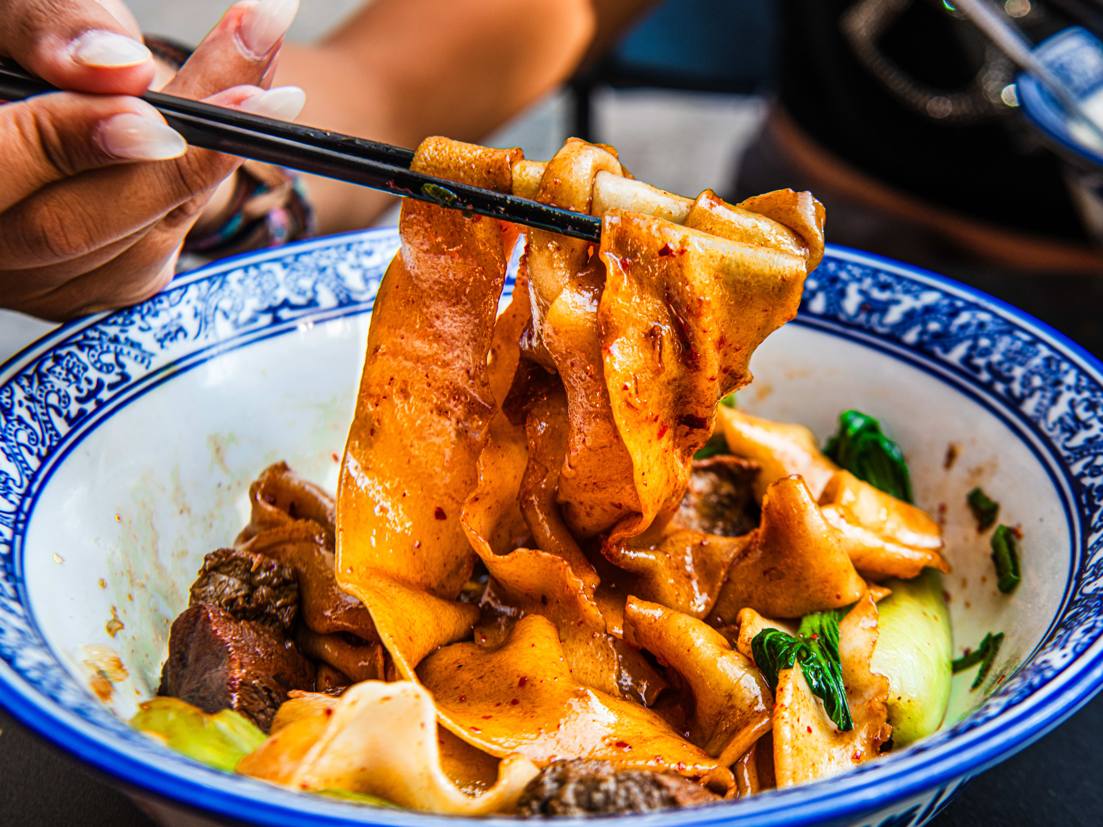 The beef biang biang noodle from Master Wei.