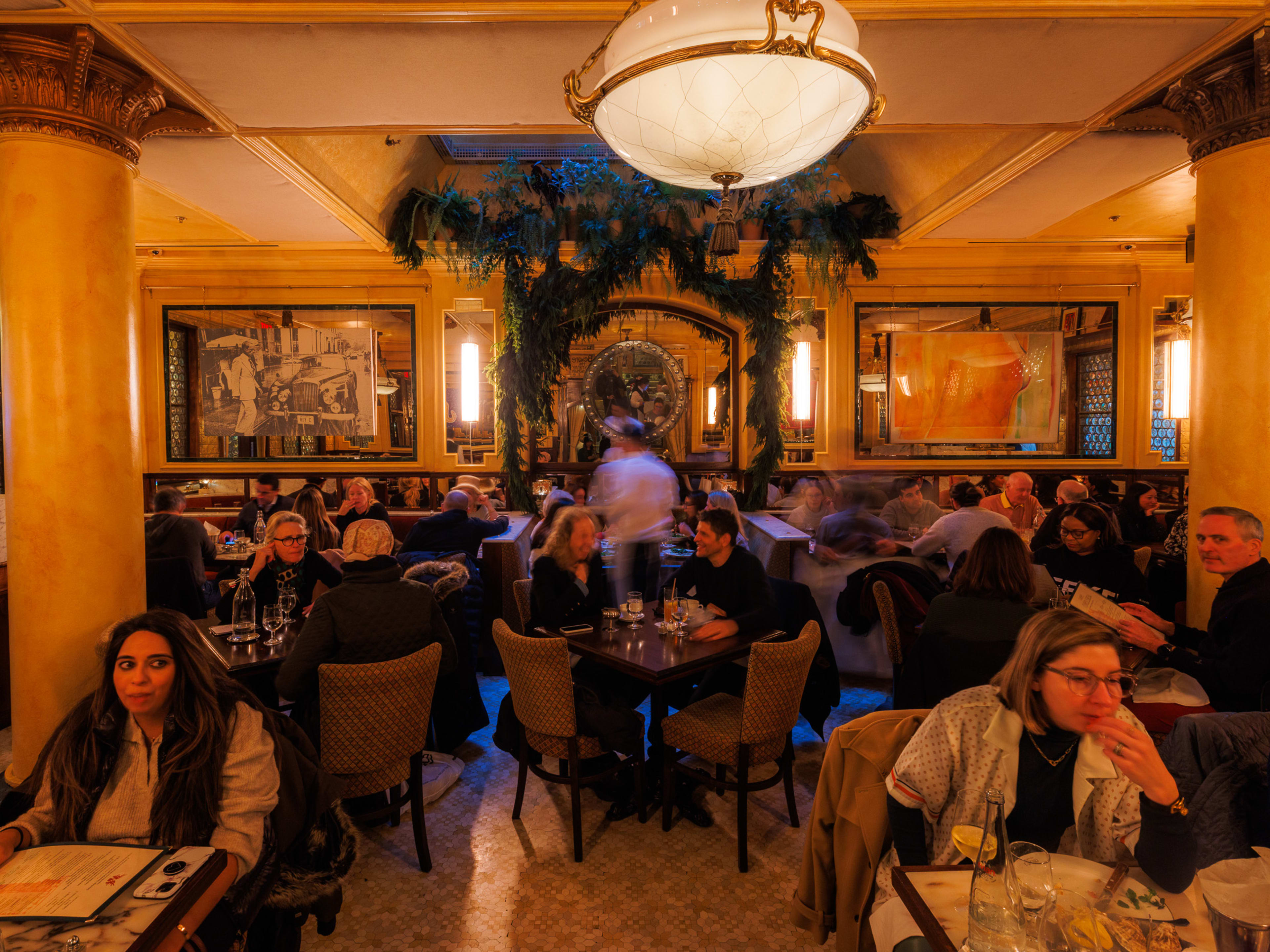 main dining room at cafe Chelsea