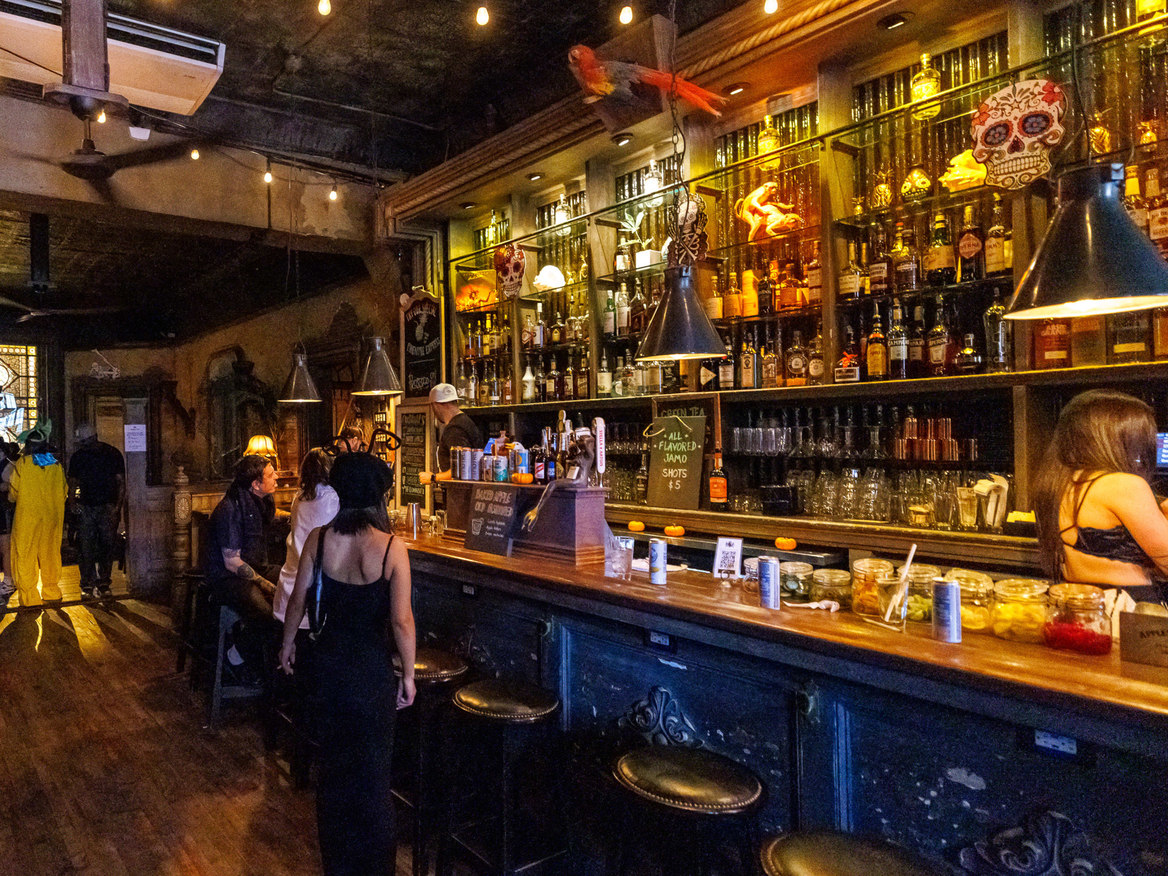 Bar interior at Kingston Hall