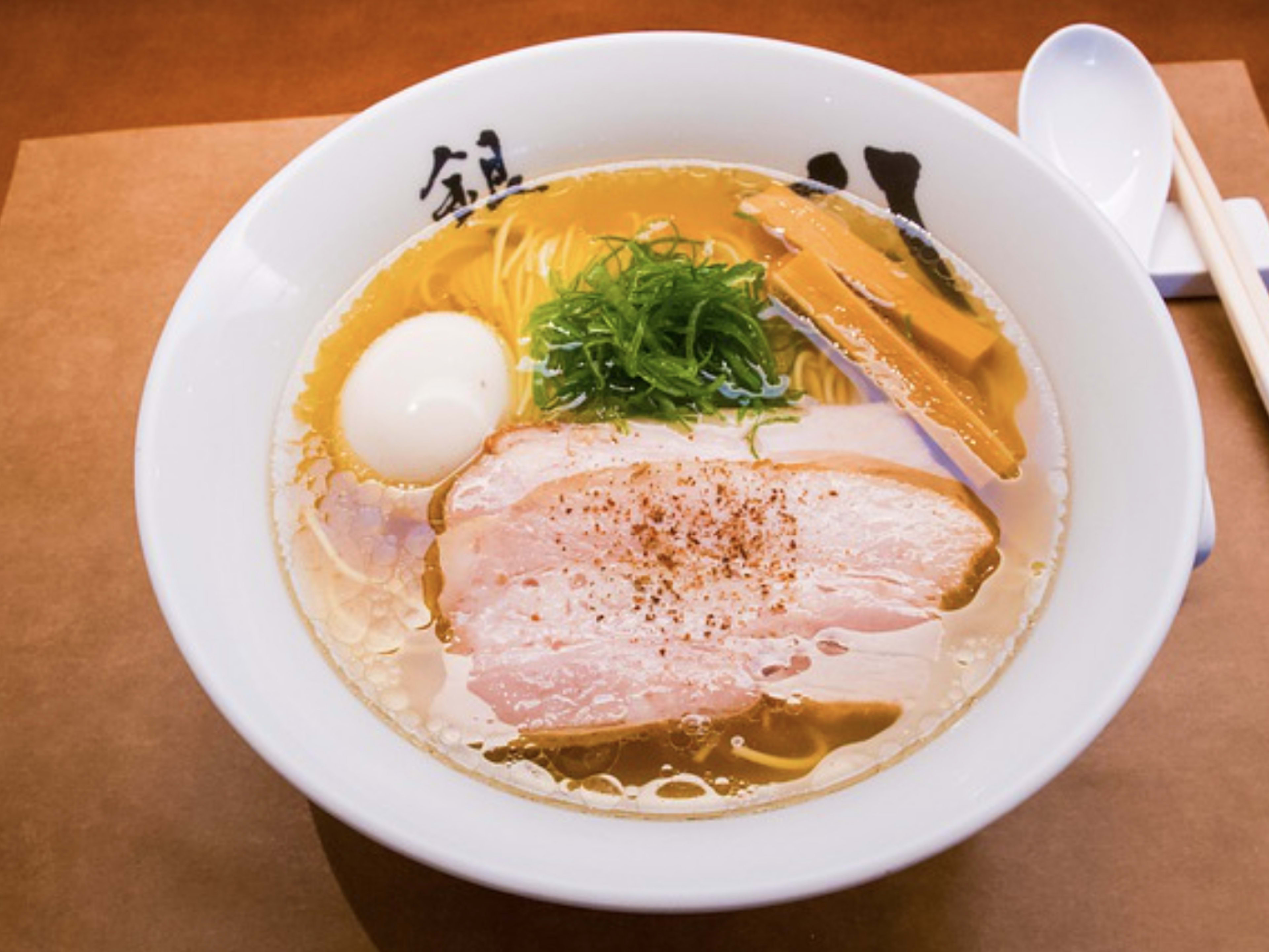 Megumi Japanese Ramen & Sushi bowl of ramen with meat, egg, broth, ramen