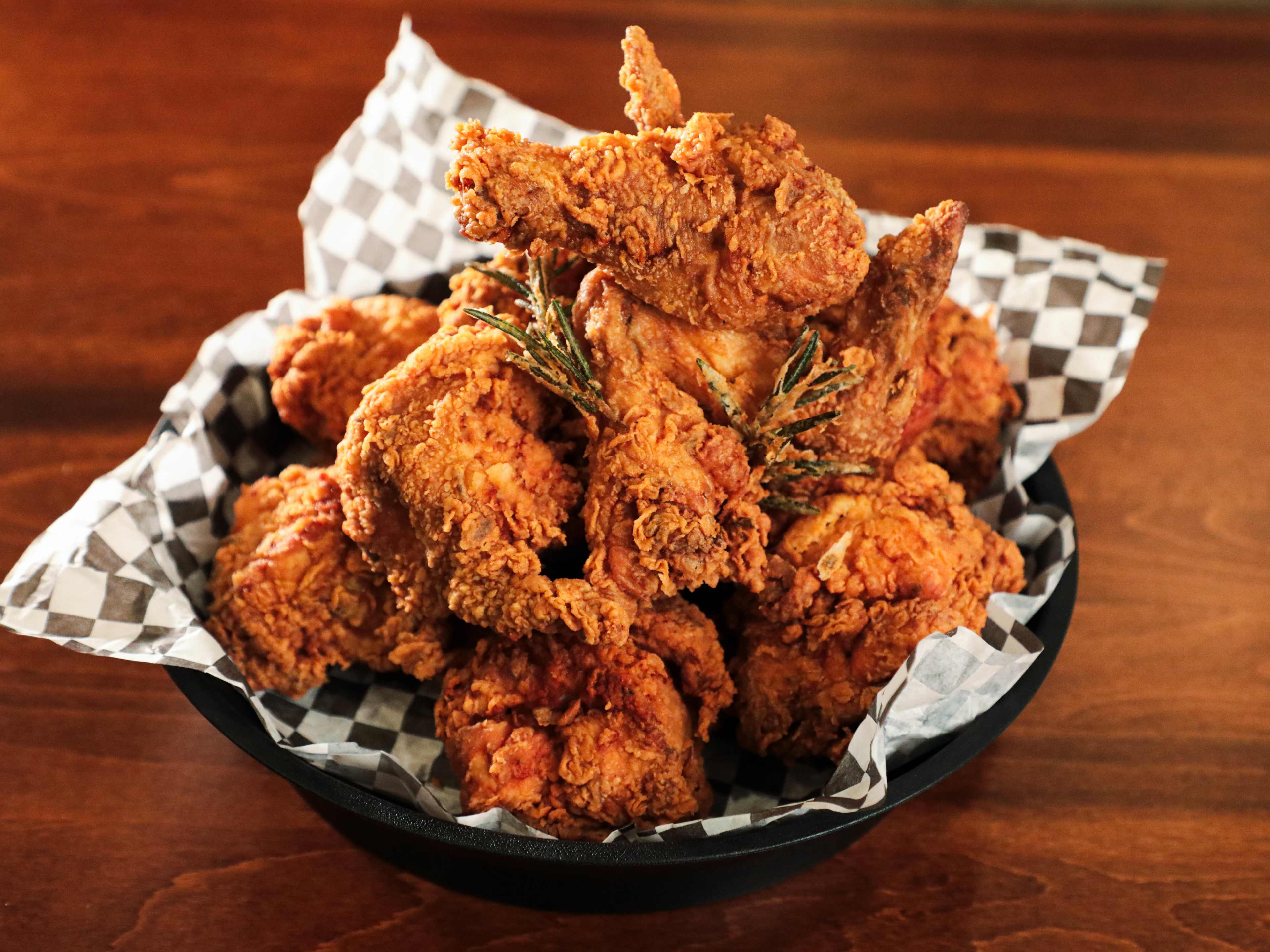 The rosemary fried chicken at Minnie Bell's in San Francisco.