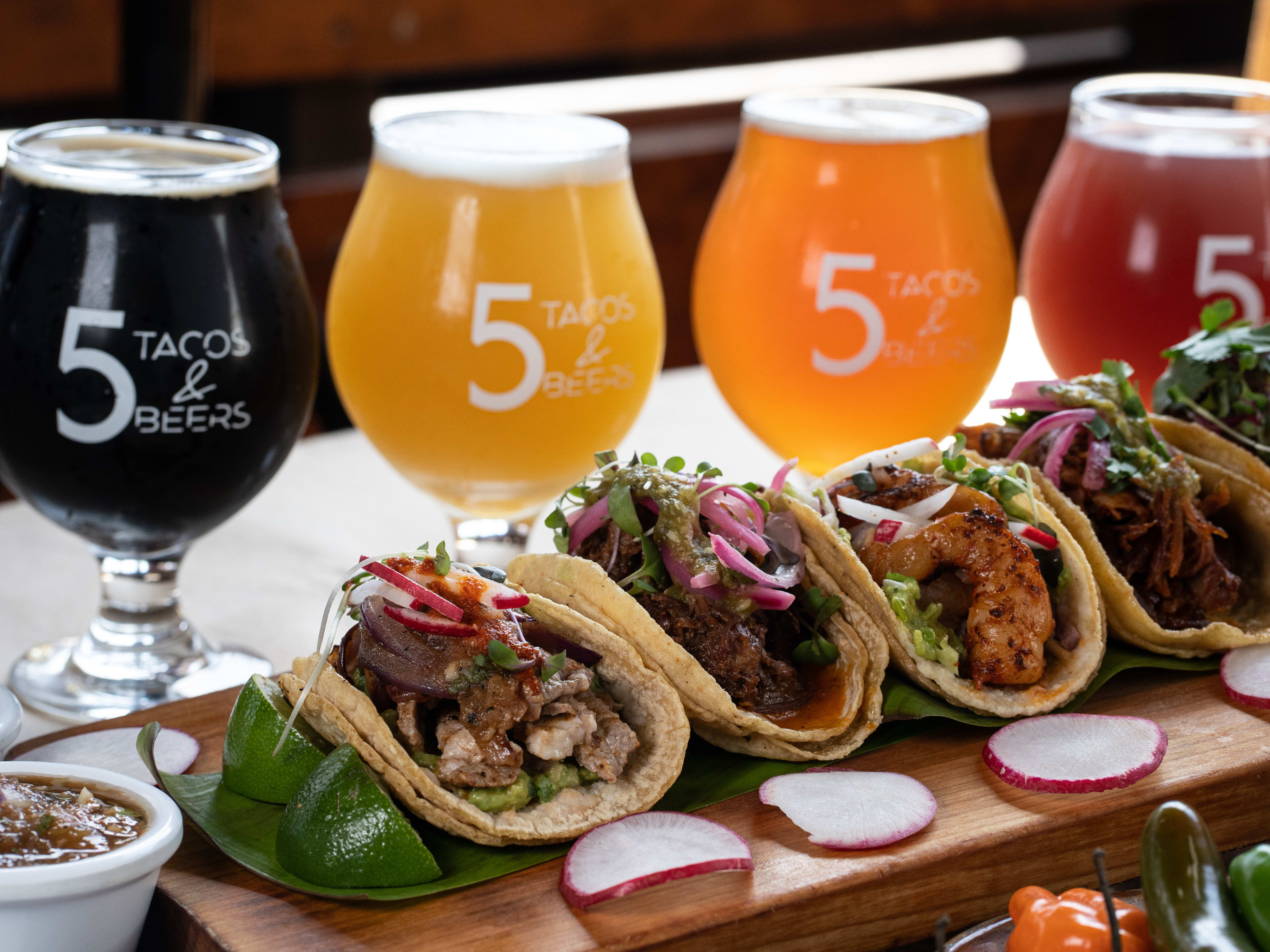 5 Tacos & Beer image