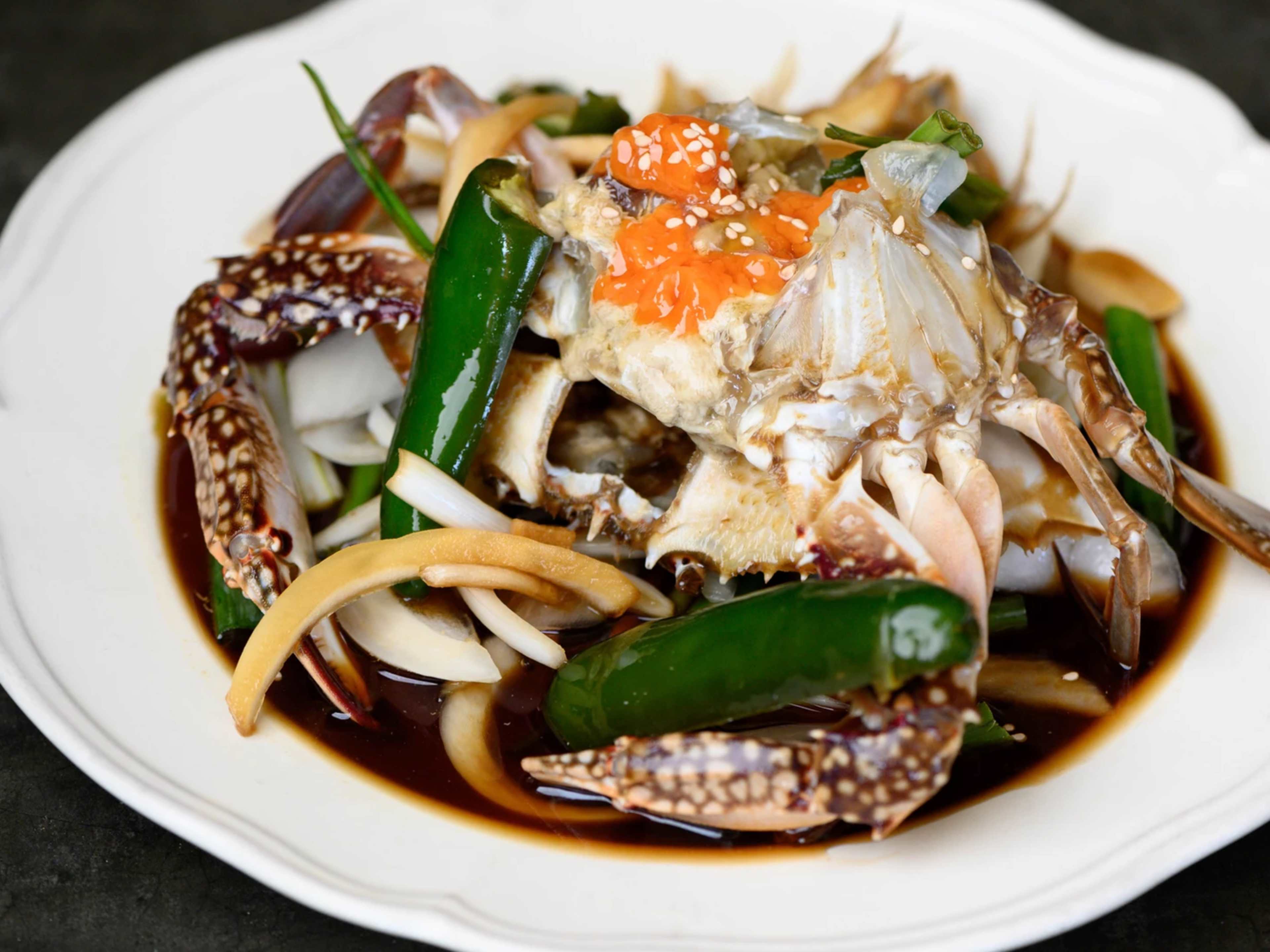 Soban soy marinated crab