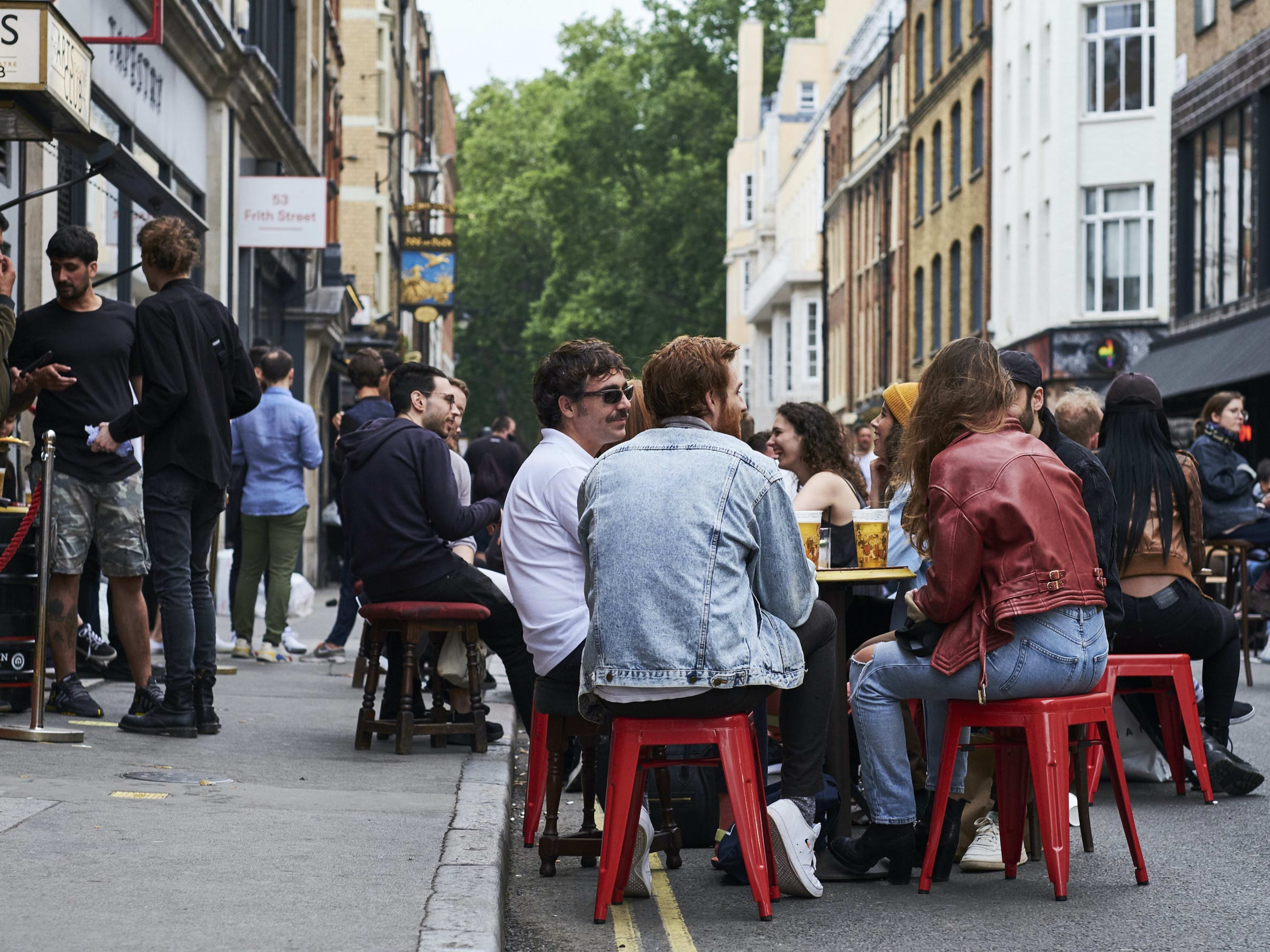 London's First Night Of Restaurant Reopenings, In Pictures image