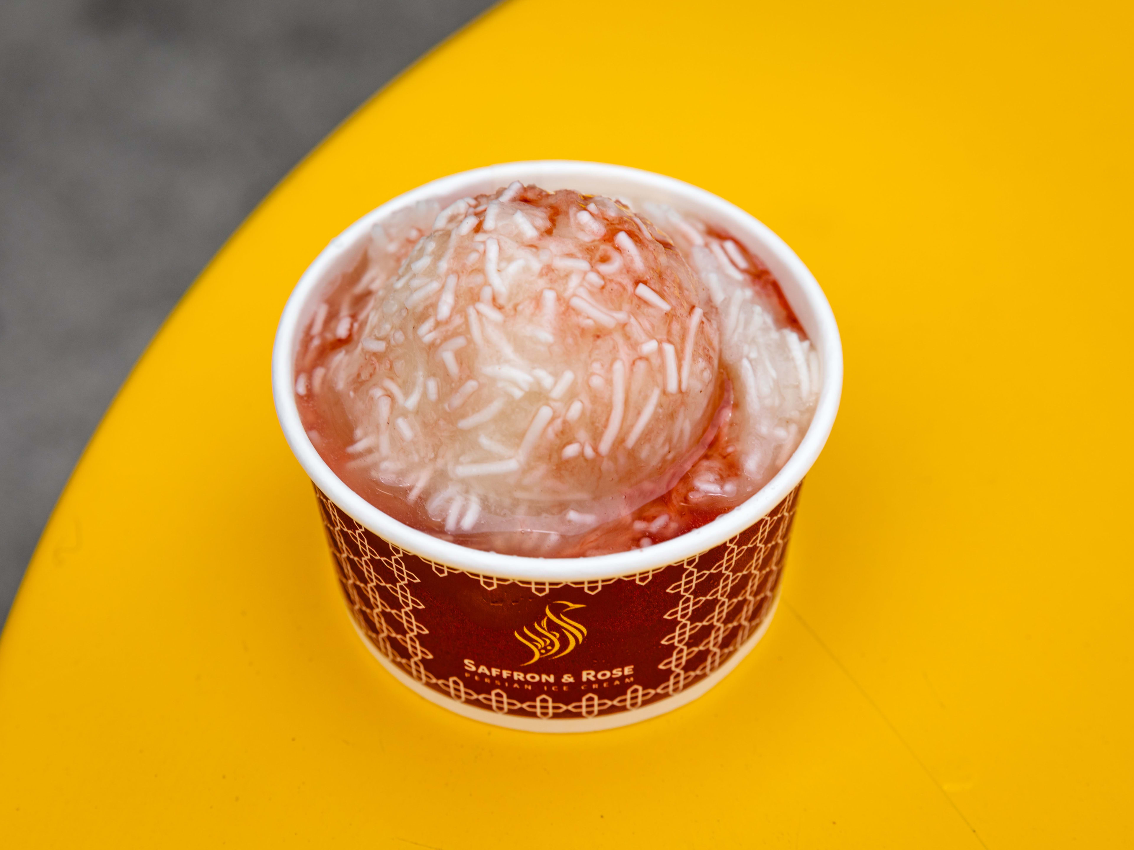 Saffron & Rose Ice Cream image