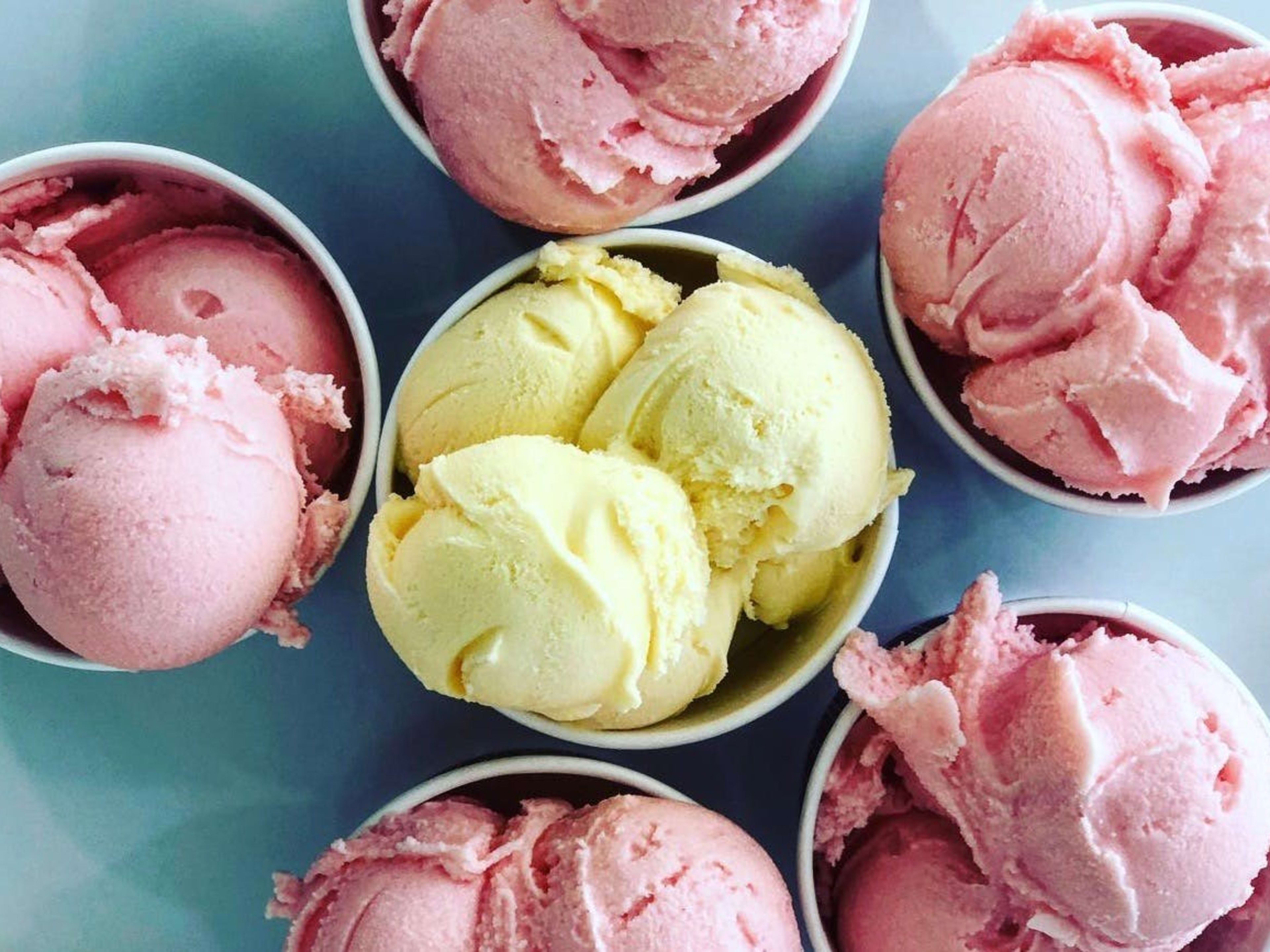 Saffron & Rose Ice Cream image